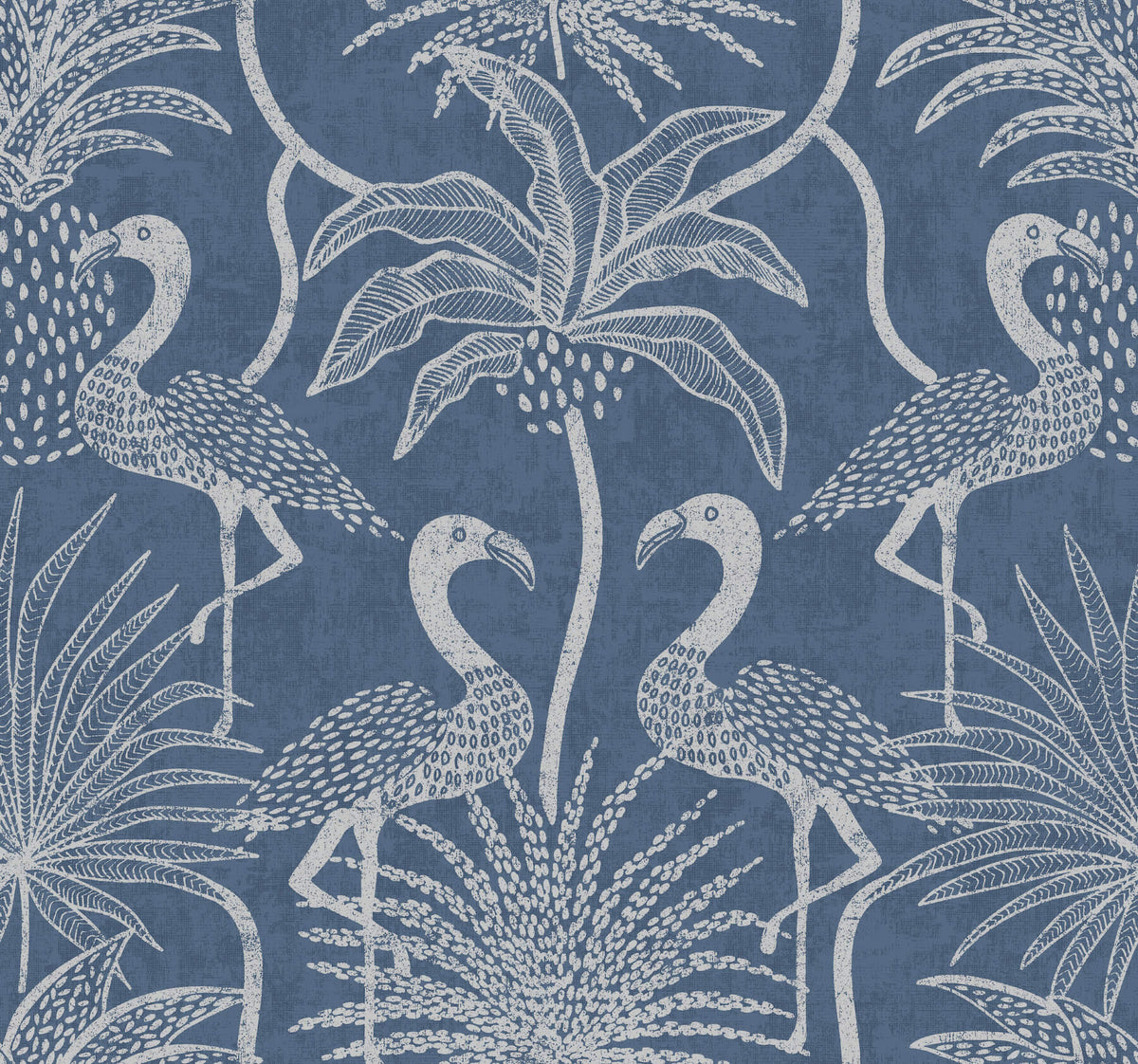 A Street Prints Sea Salt Biscayne Wallpaper Sample - Navy