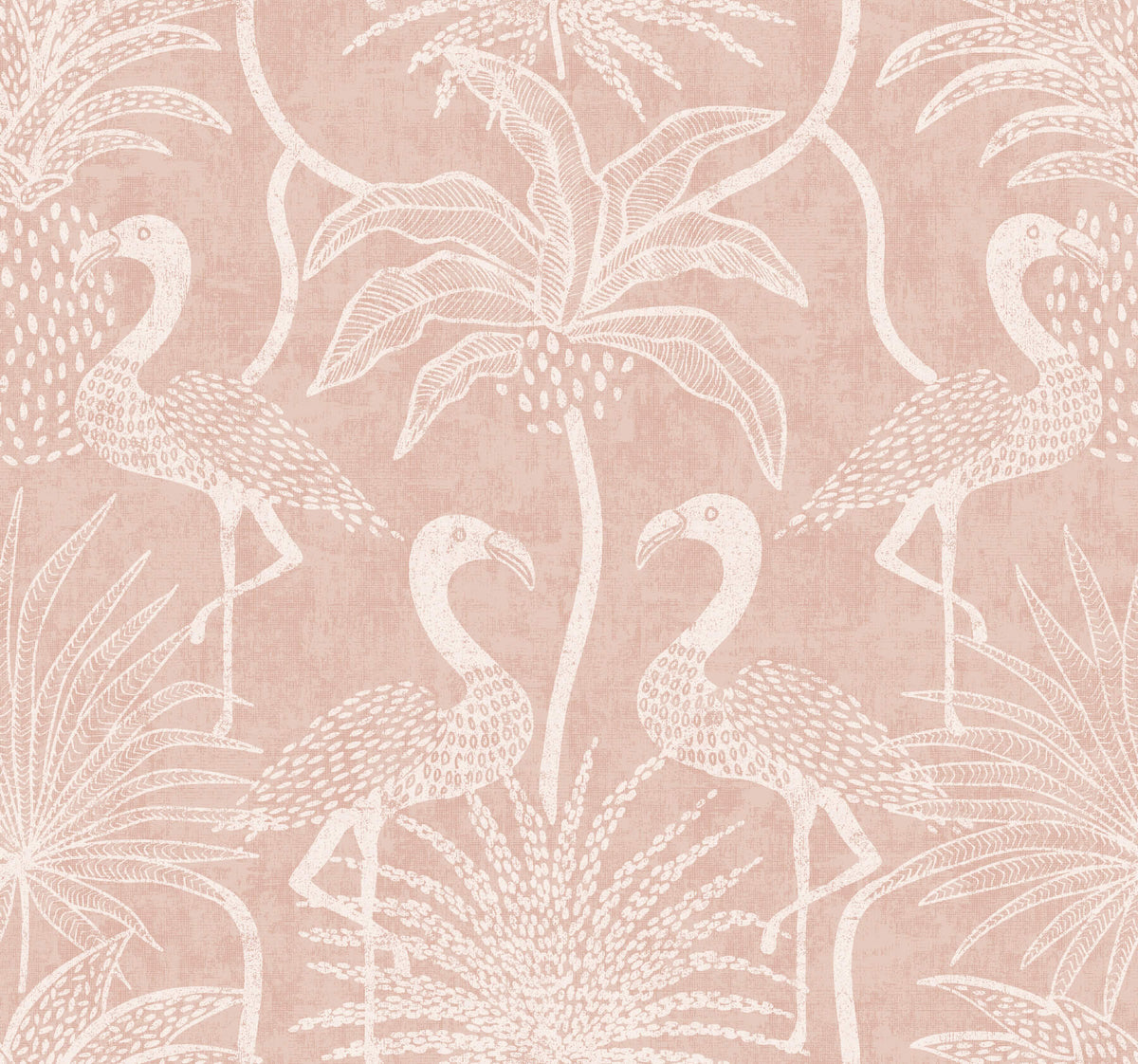 A Street Prints Sea Salt Biscayne Wallpaper Sample - Coral