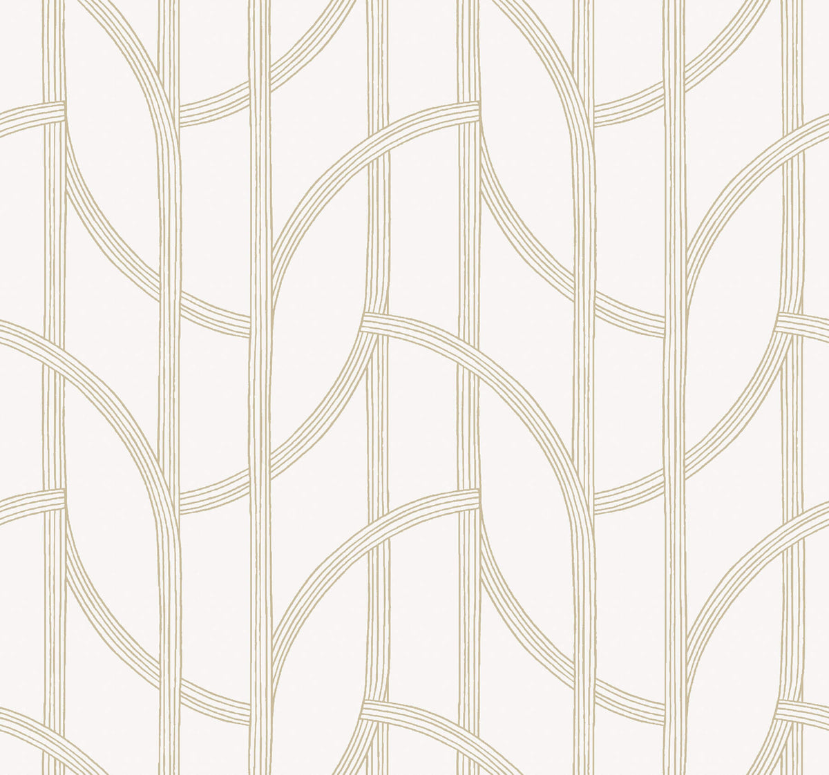 A-Street Prints Sea Salt Salvo Wallpaper - Gold