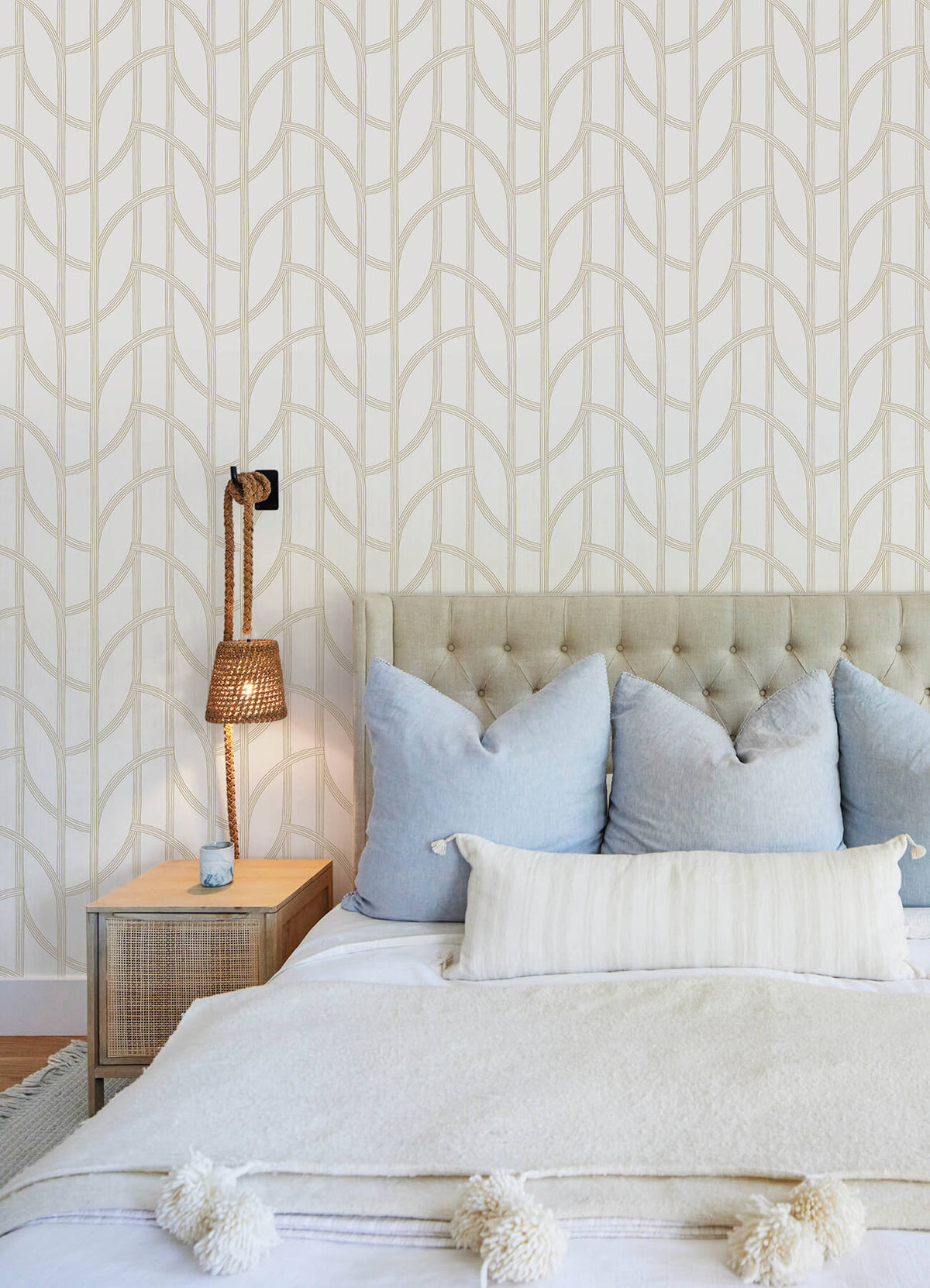 A-Street Prints Sea Salt Salvo Wallpaper - Gold