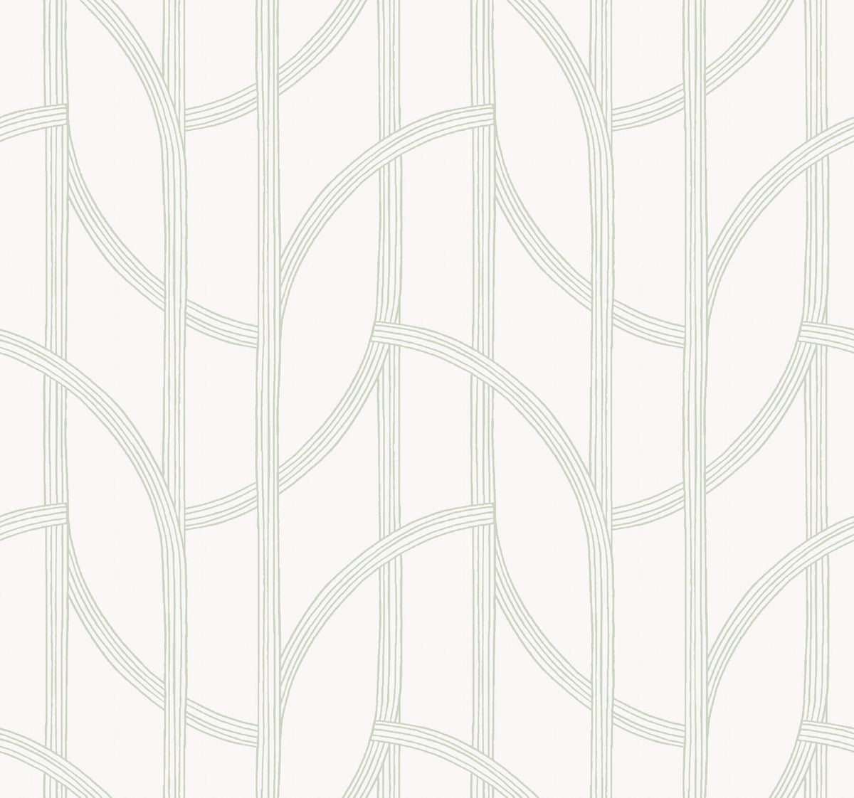 A Street Prints Sea Salt Salvo Wallpaper Sample - Light Green