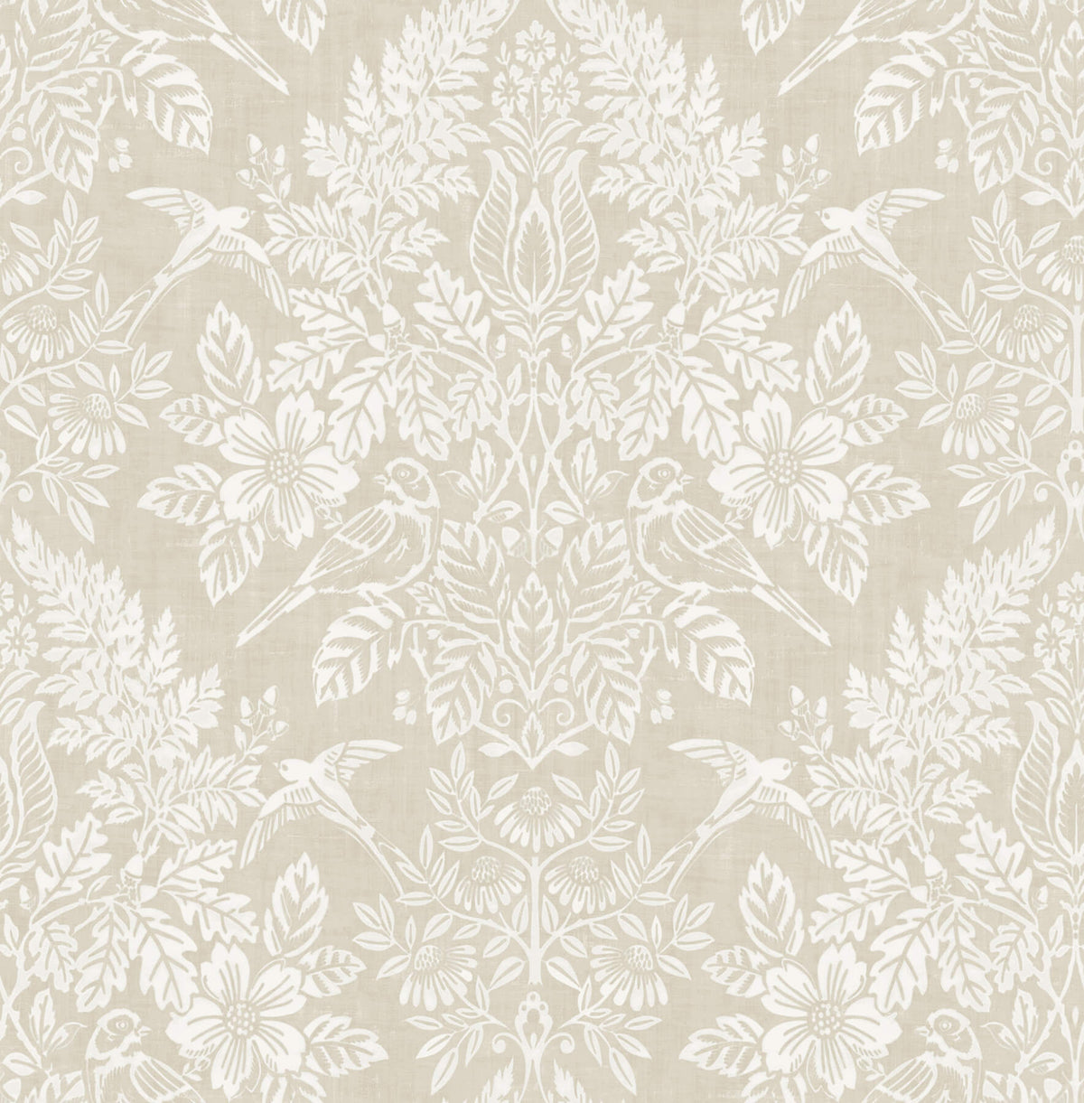 Chris Loves Julia Finch Wallpaper - Neutral