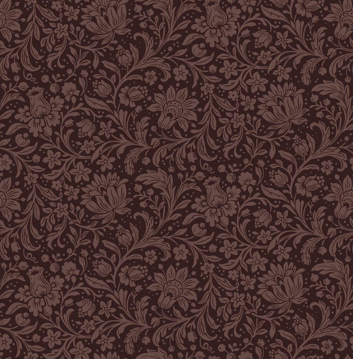 Chris Loves Julia Hague Wallpaper Sample - Burgundy