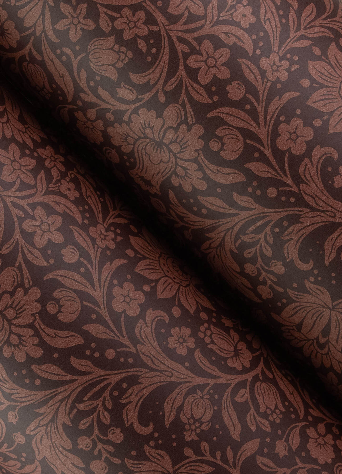 Chris Loves Julia Hague Wallpaper Sample - Burgundy