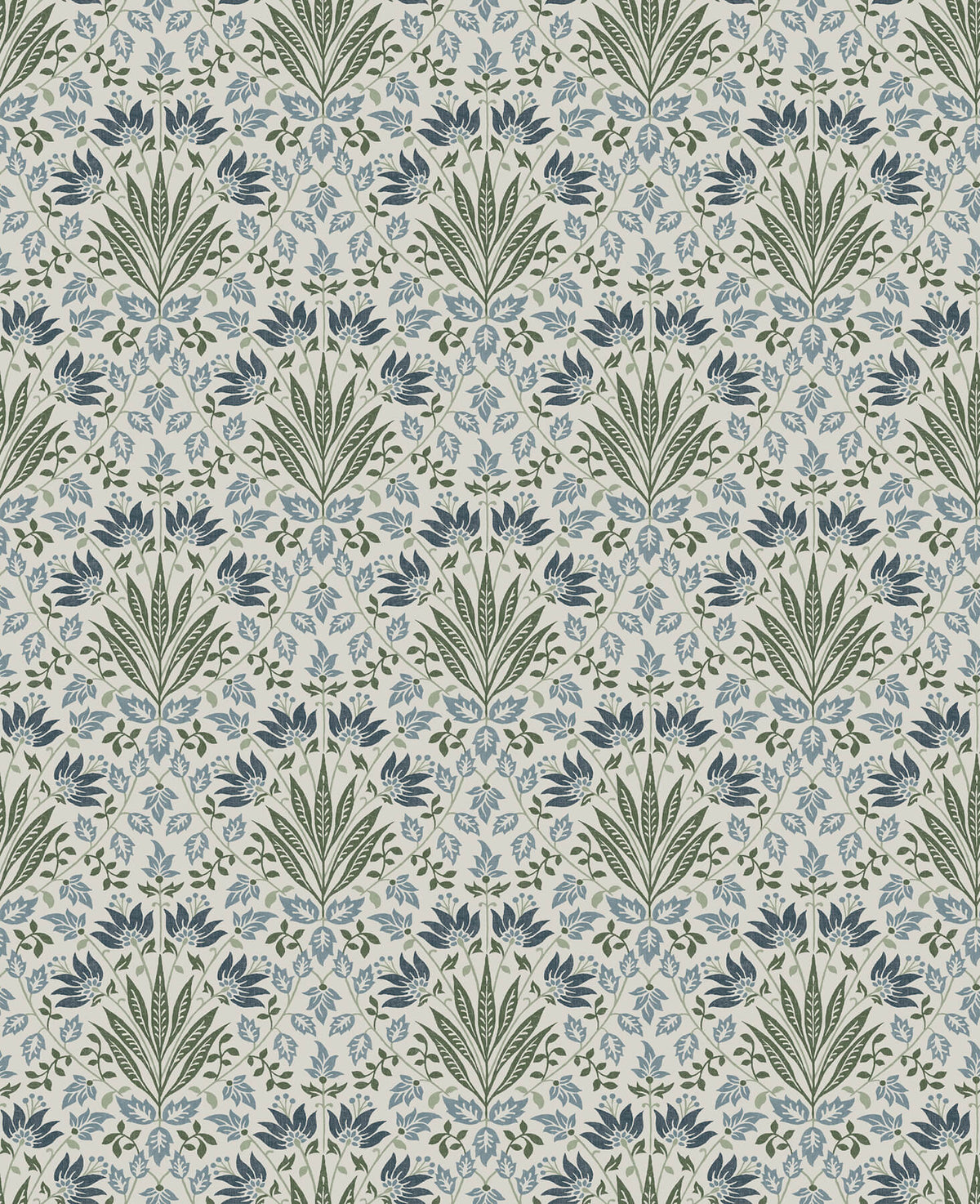 Chris Loves Julia Woodbury Wallpaper - Blue