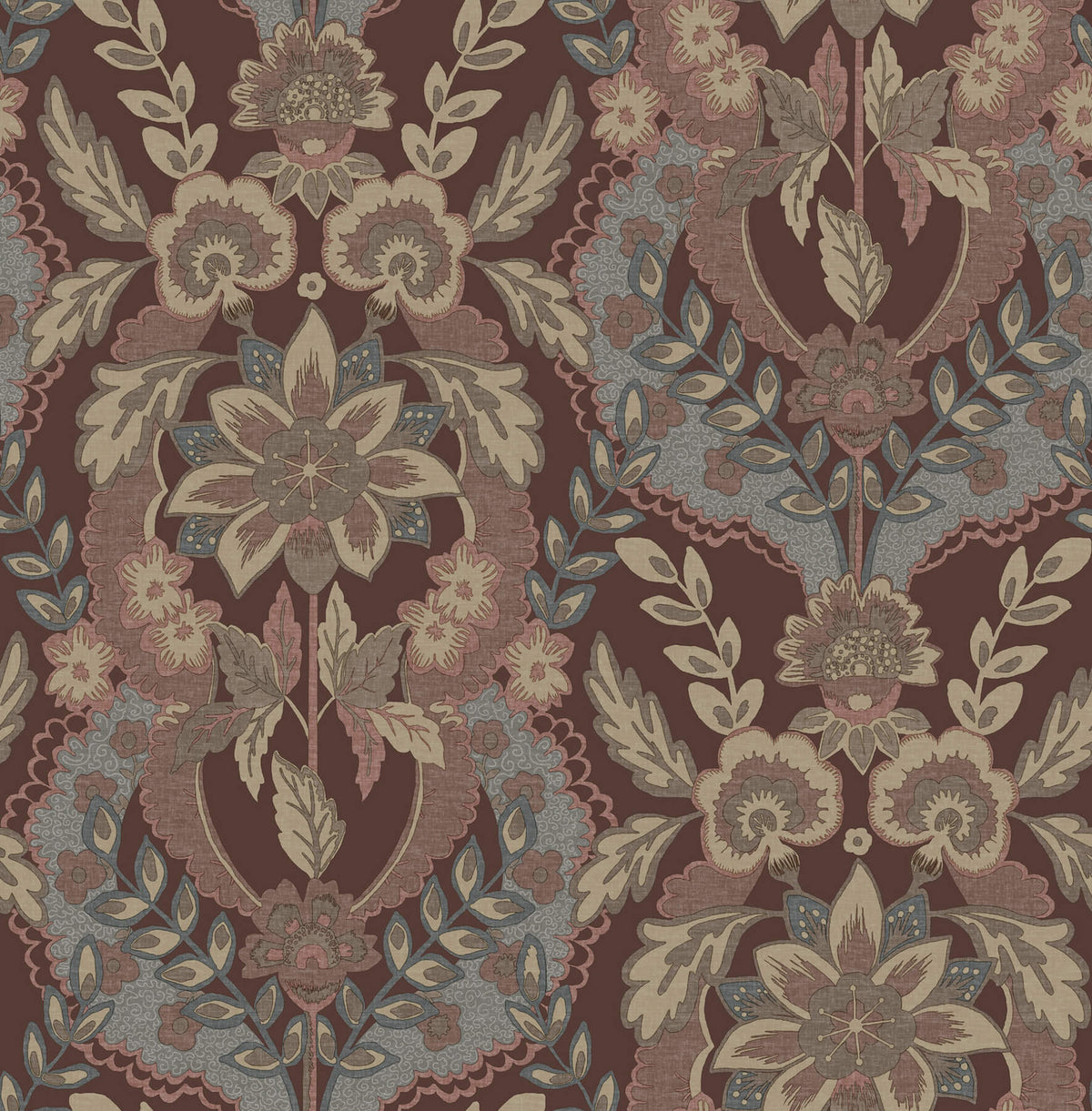 Chris Loves Julia Collins Wallpaper - Plum