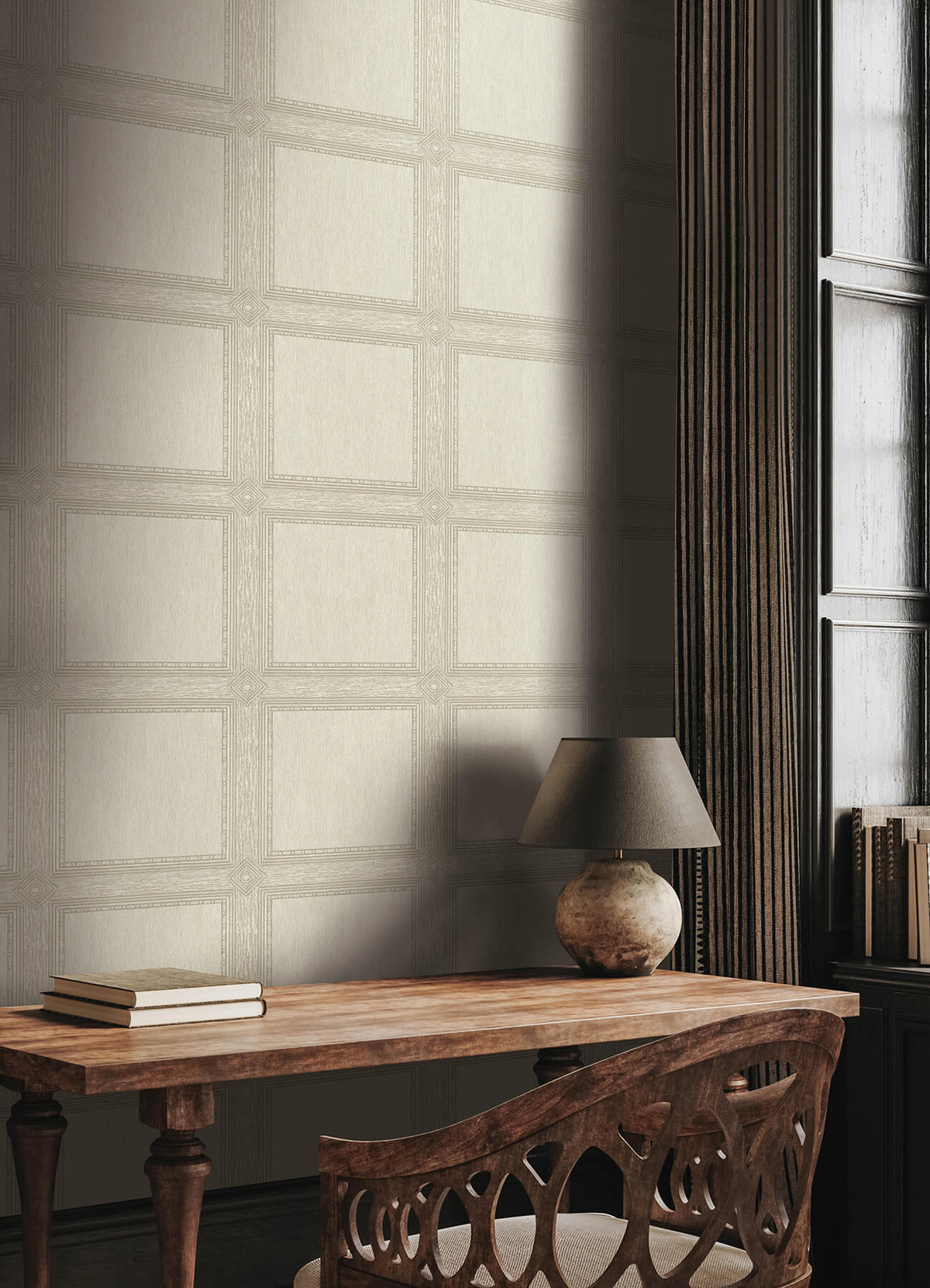 Chris Loves Julia Moorland Wallpaper - Ivory