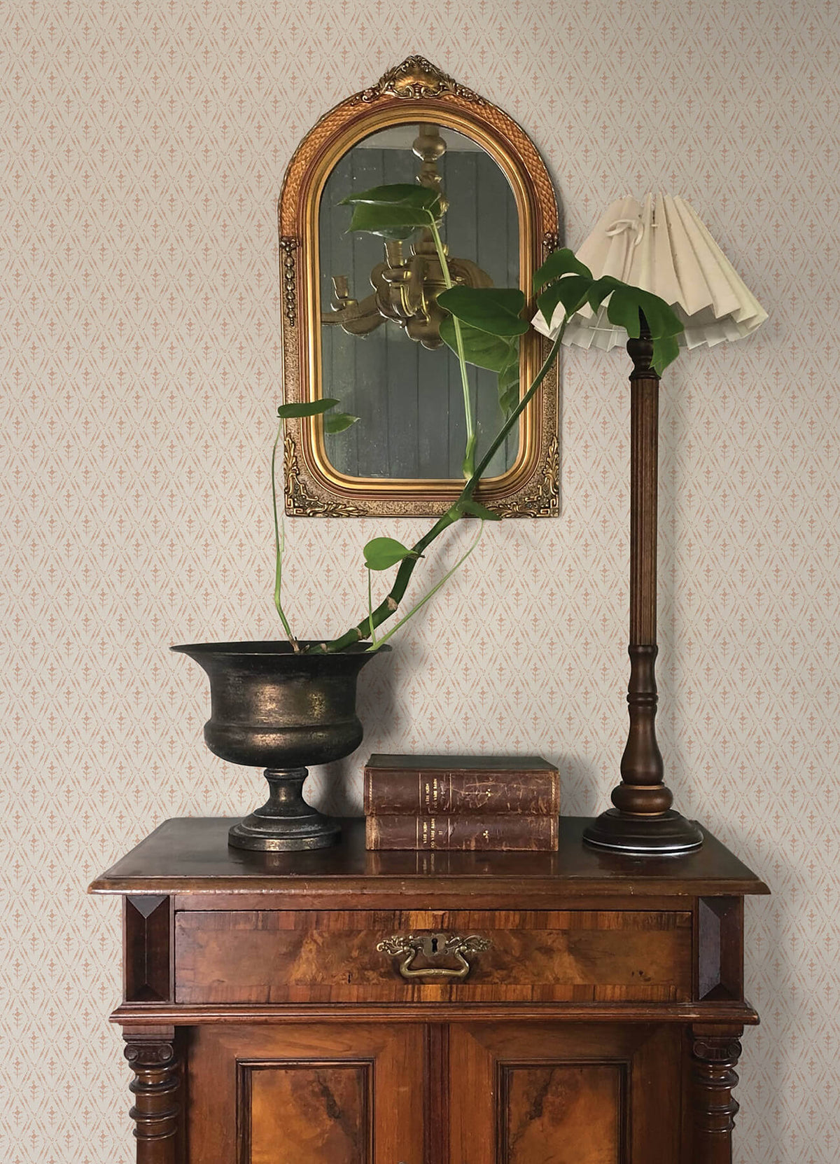 Chris Loves Julia Tillie Wallpaper - Blush
