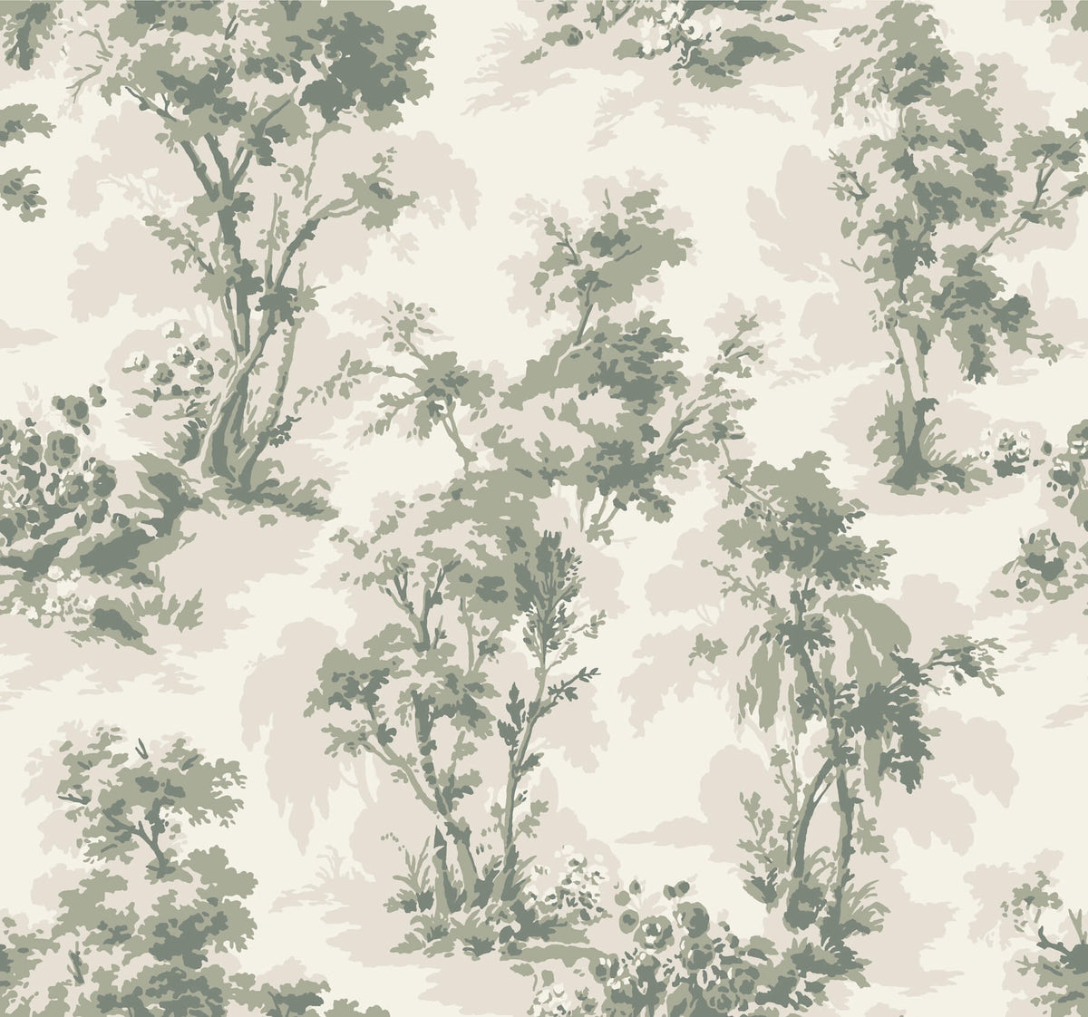 Chris Loves Julia Sainsbury Wallpaper - Sage