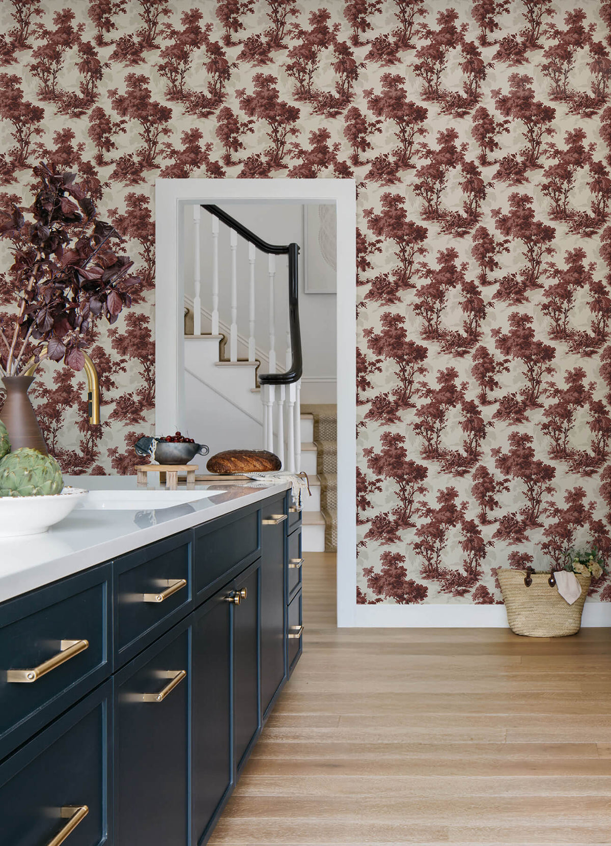 Chris Loves Julia Sainsbury Wallpaper - Ruby
