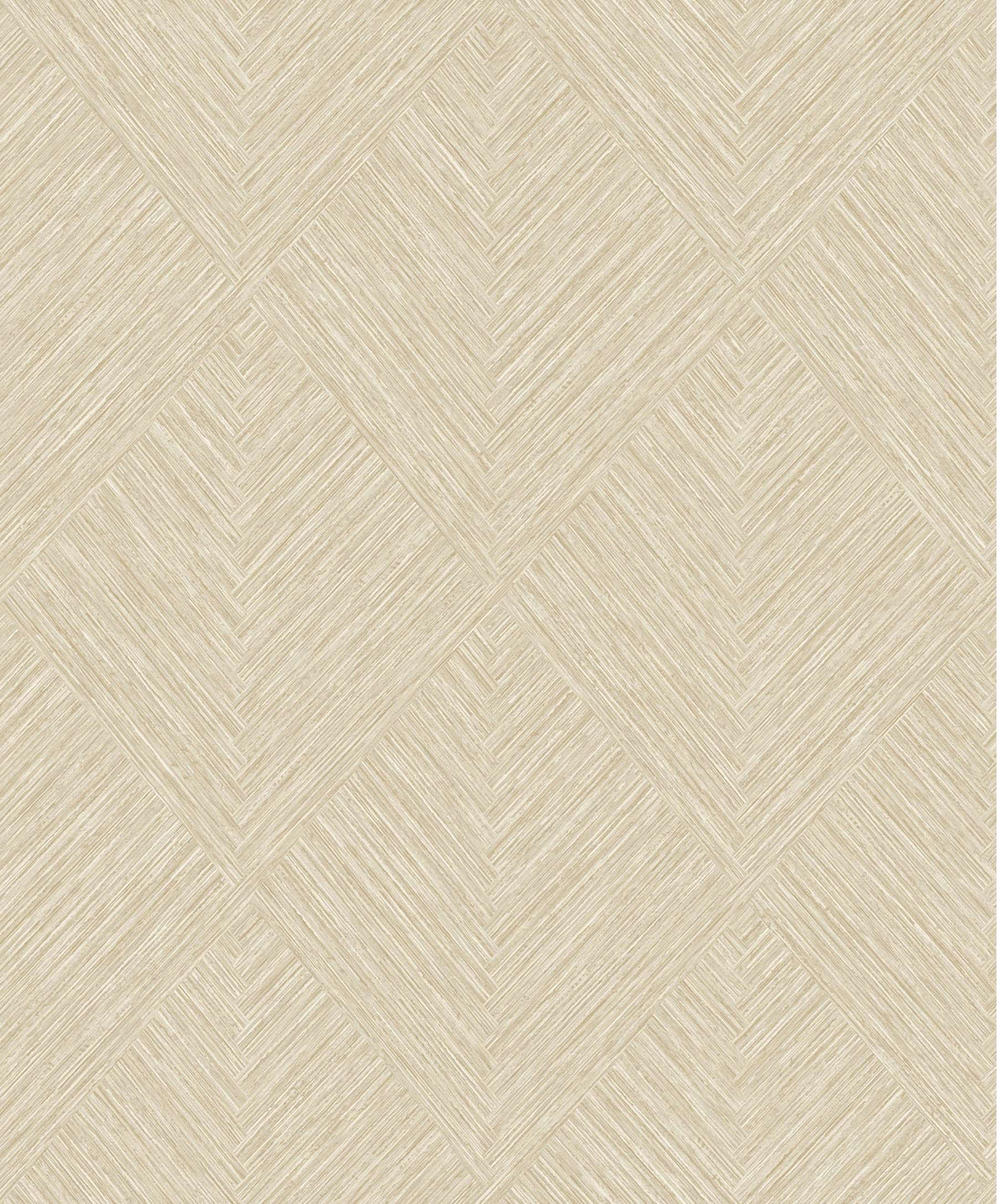 Chesapeake Kitchen & Bath Hollis Diamond Wallpaper - Light Brown