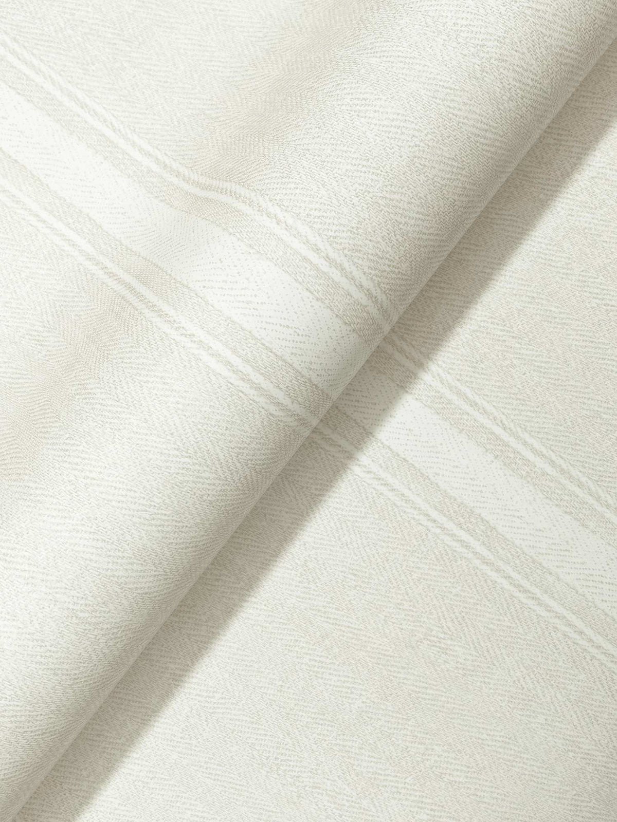 Chesapeake Plaid & Stripe Linette Wallpaper - Cream