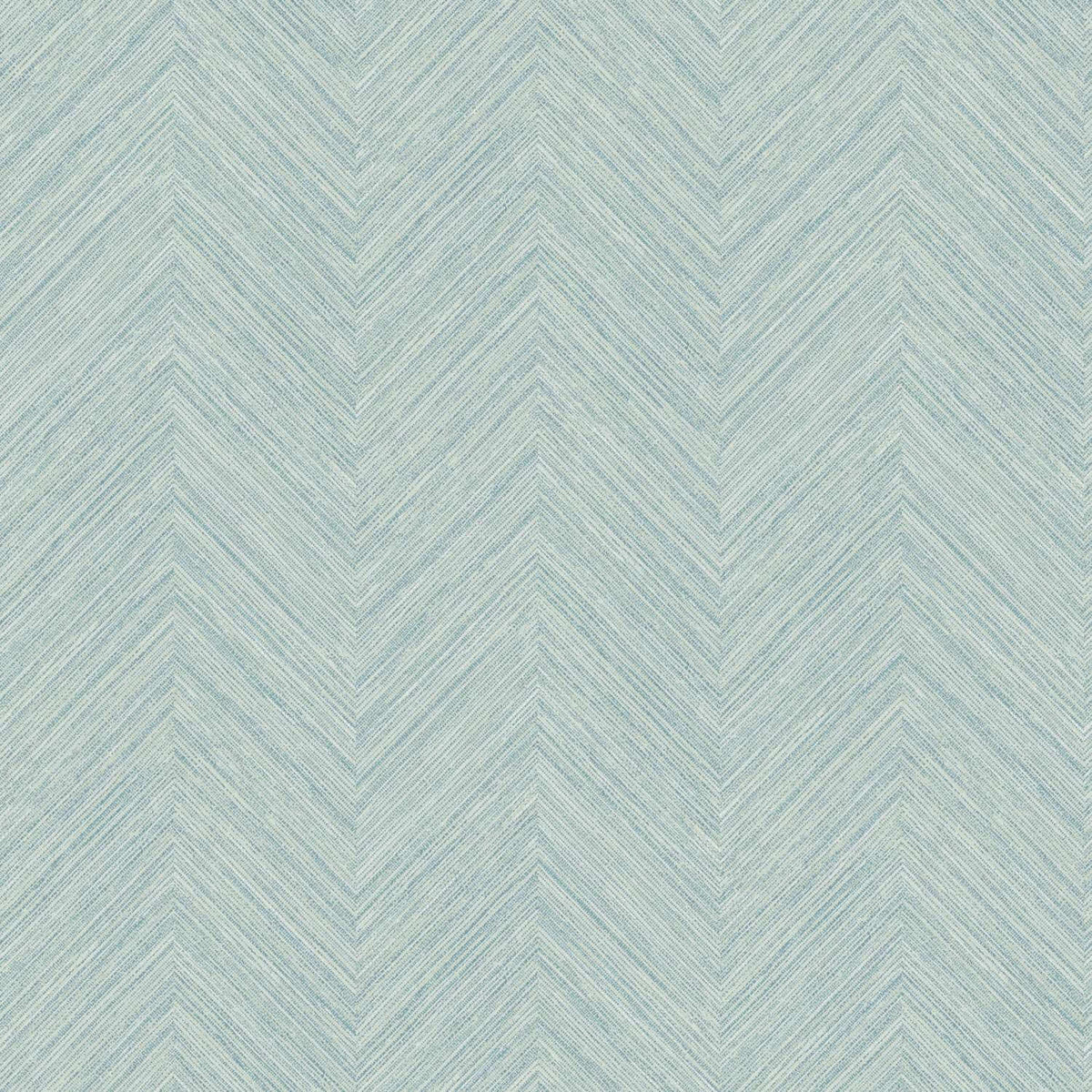 Chesapeake Plaid & Stripe Caladesi Chevron Wallpaper - Aqua