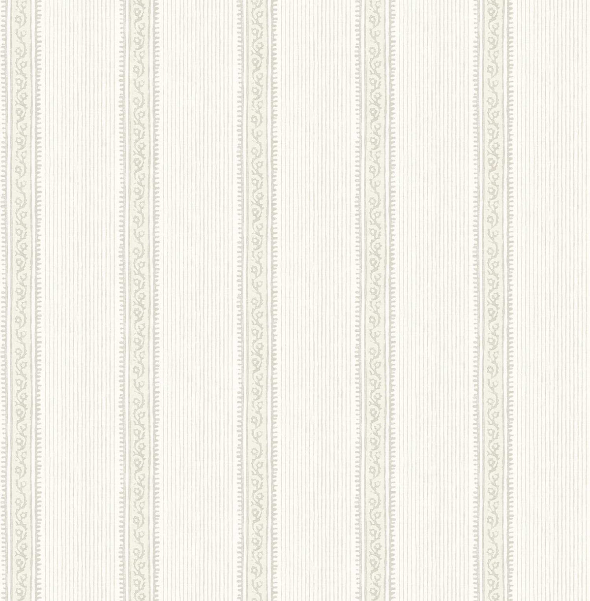 Chesapeake Plaid & Stripe Mandevilla Wallpaper Sample - Beige