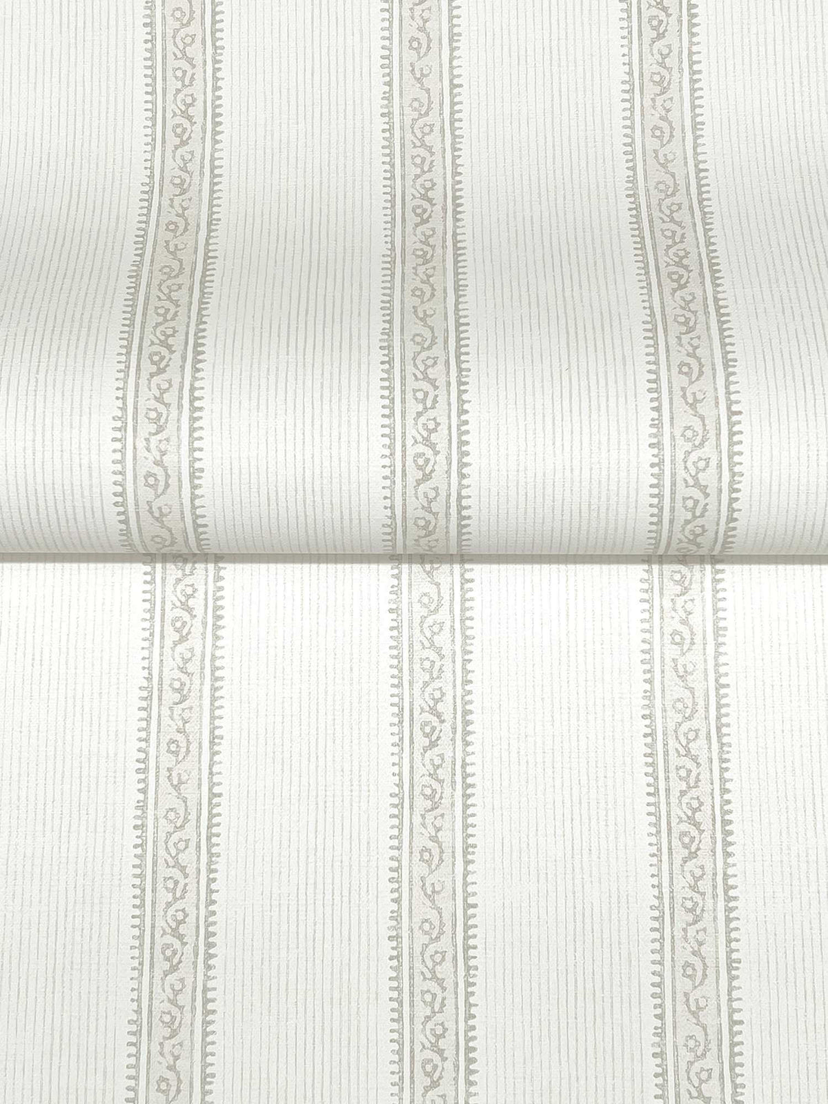 Chesapeake Plaid & Stripe Mandevilla Wallpaper Sample - Beige