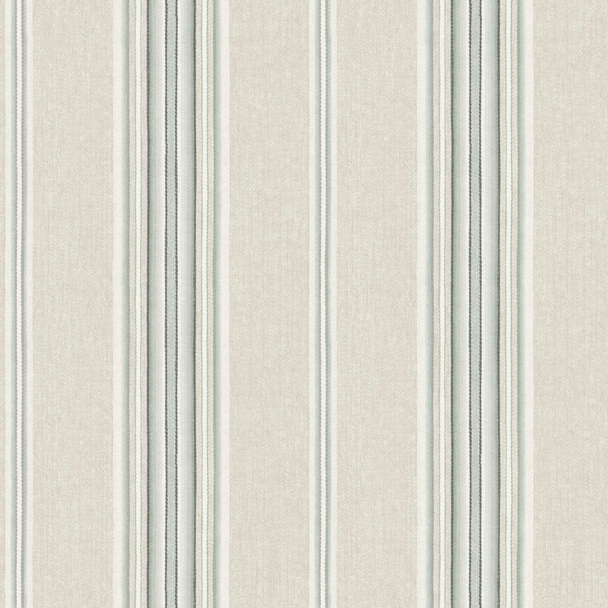 Chesapeake Plaid & Stripe Calvados Wallpaper - Turquoise