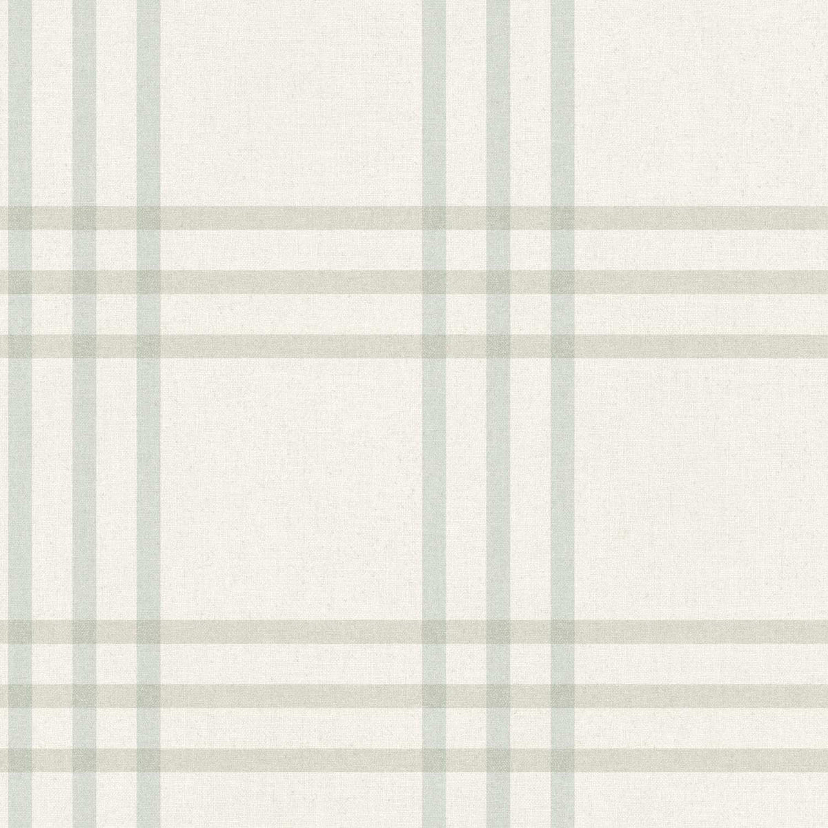 Chesapeake Plaid & Stripe Fletcher Wallpaper - Aqua