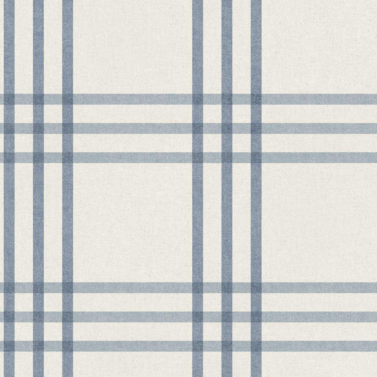 Chesapeake Plaid & Stripe Fletcher Wallpaper - Blue