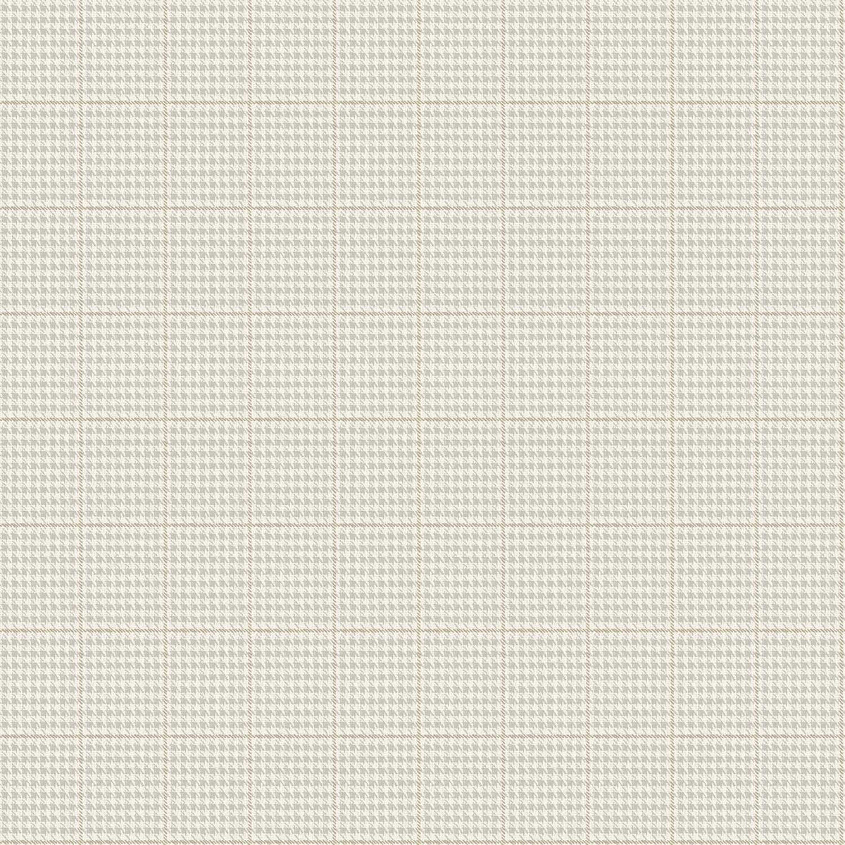 Chesapeake Plaid & Stripe Prescott Wallpaper - Gray