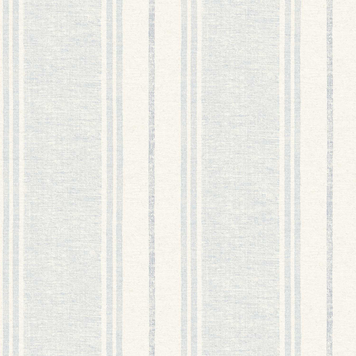 Chesapeake Plaid & Stripe Maddox Flannel Wallpaper - Sky Blue