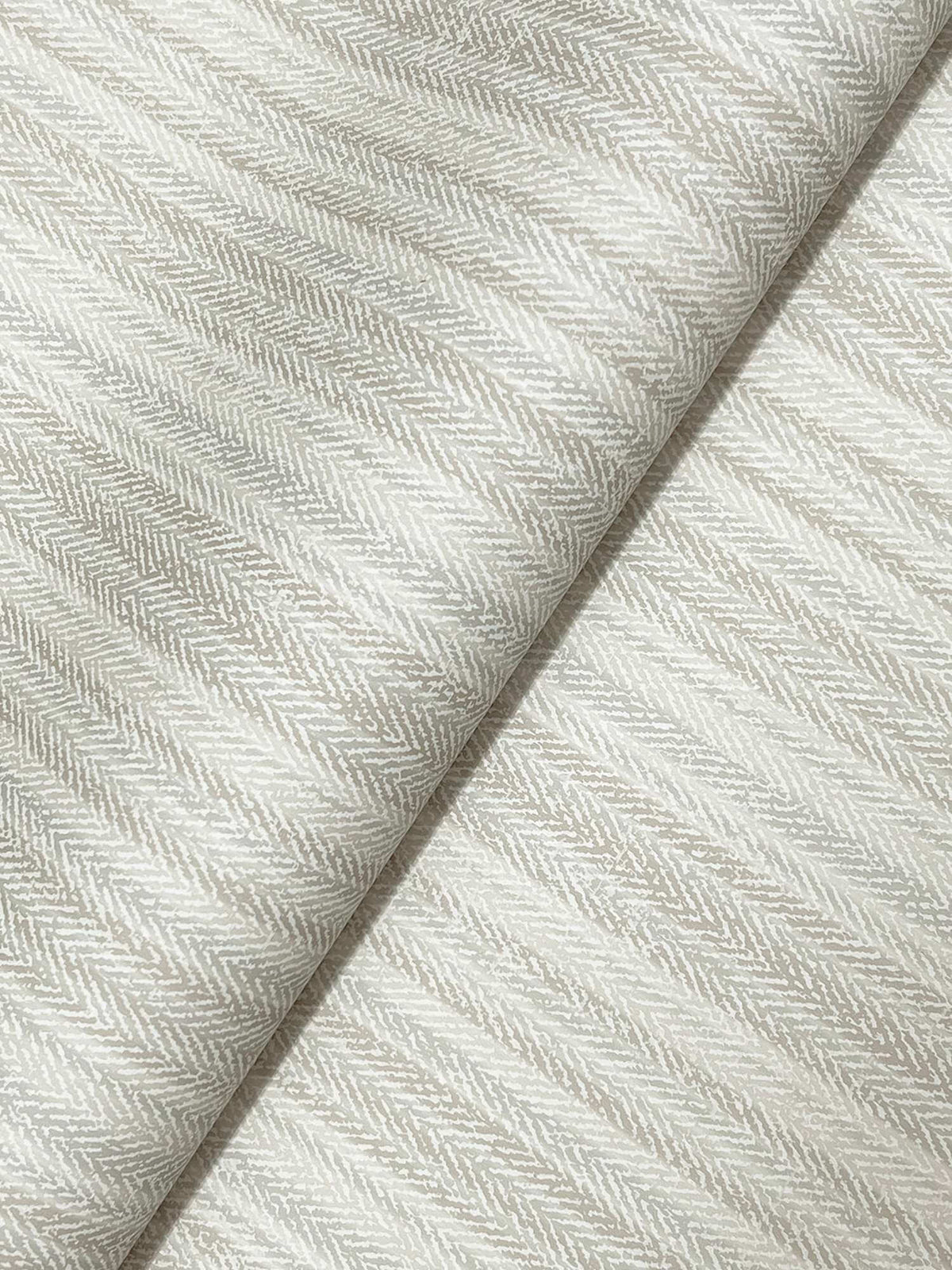 Chesapeake Plaid & Stripe Stokes Chevron Wallpaper - Grey
