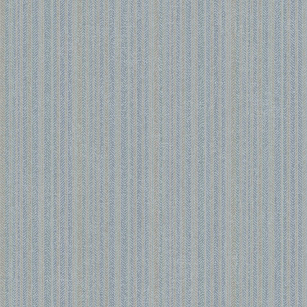 Chesapeake Plaid & Stripe Stokes Chevron Wallpaper Sample - Blue