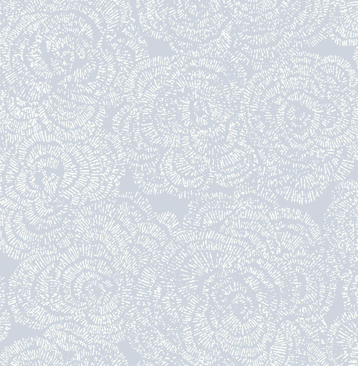 A-Street Prints Kaleidoscope Ambroise Floral Wallpaper Sample - Light Blue