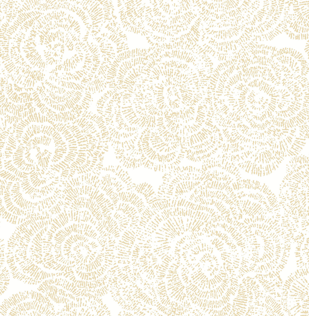 A-Street Prints Kaleidoscope Ambroise Floral Wallpaper - Butter