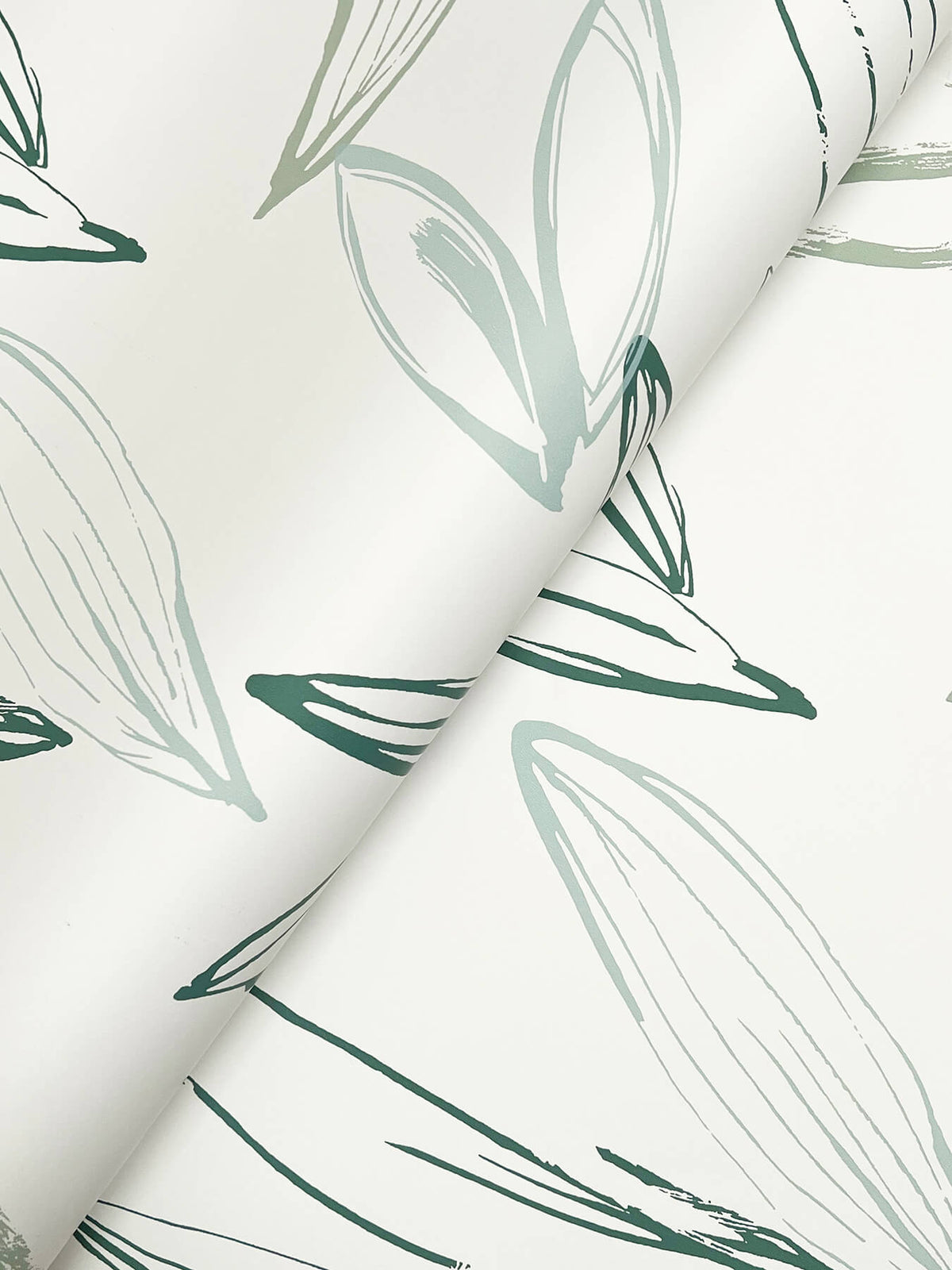 A-Street Prints Kaleidoscope Kenia Leaf Wallpaper Sample - Green