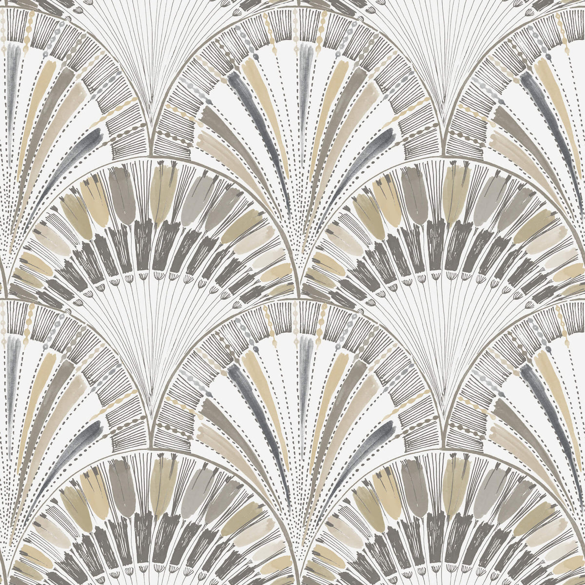 A-Street Prints Kaleidoscope Myla Wallpaper Sample - Neutral