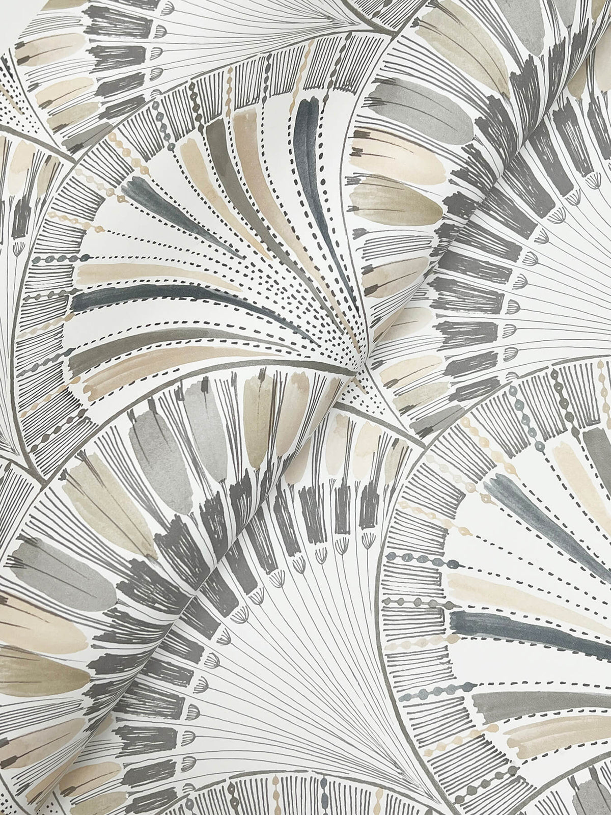 A-Street Prints Kaleidoscope Myla Wallpaper Sample - Neutral