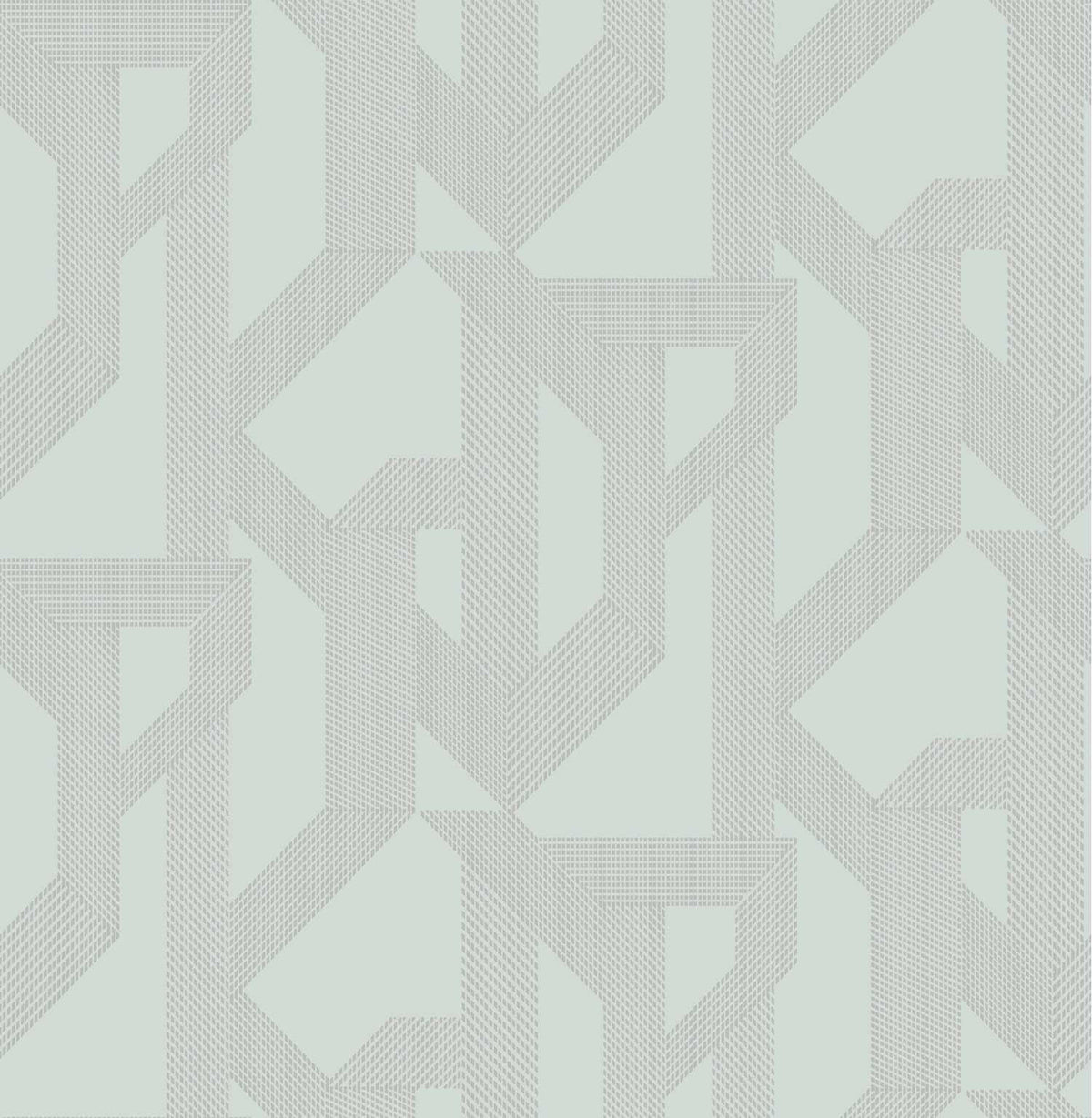 A-Street Prints Moderne Deco Franz Geometric Wallpaper - Light Blue