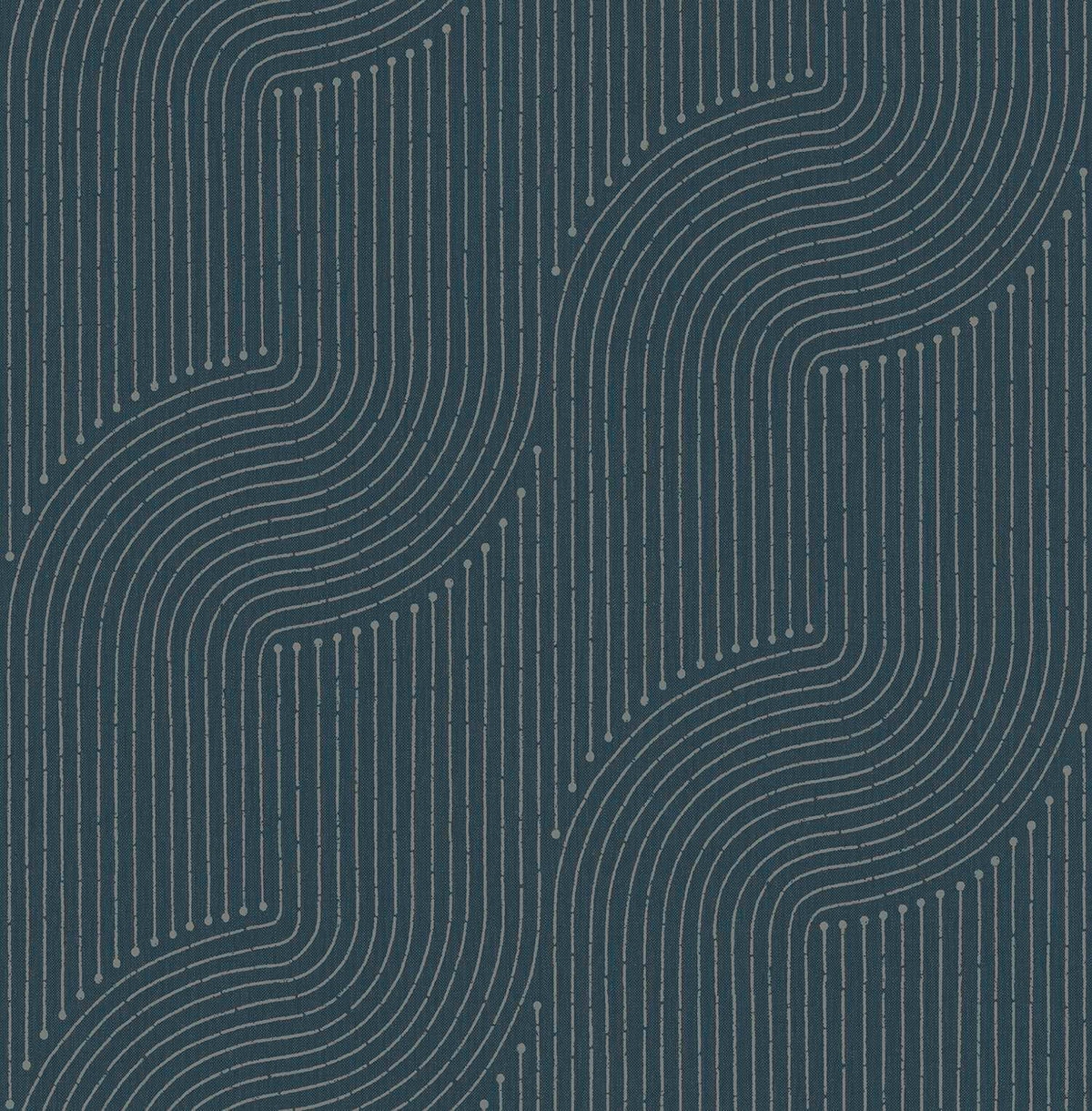 A-Street Prints Moderne Deco Braddock Wallpaper - Teal