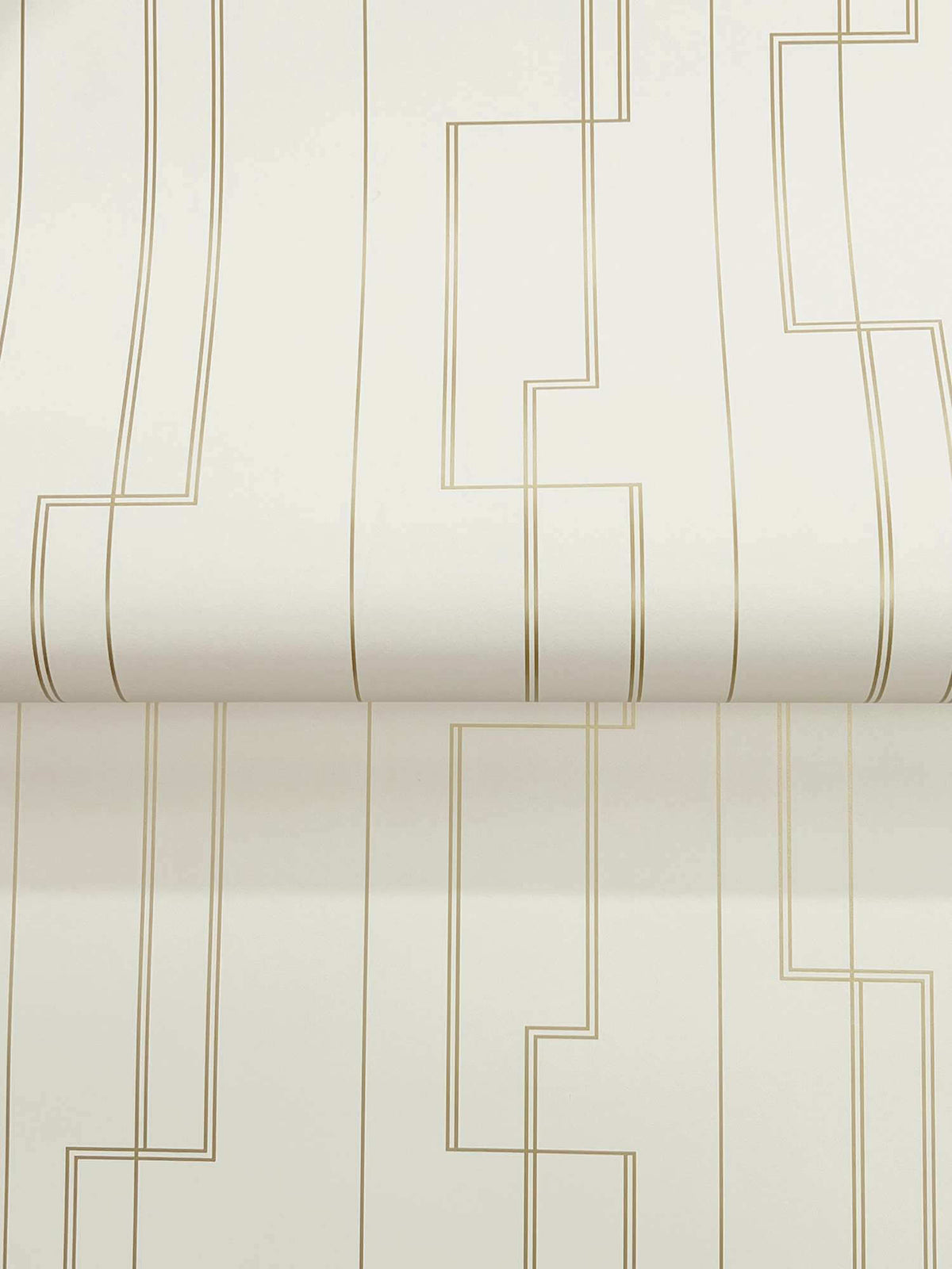 A-Street Prints Moderne Deco Anson Wallpaper Sample - Ivory