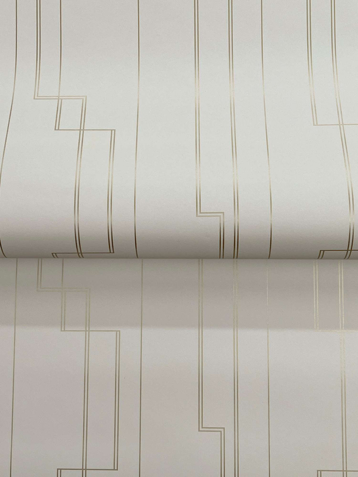 A-Street Prints Moderne Deco Anson Wallpaper - Taupe