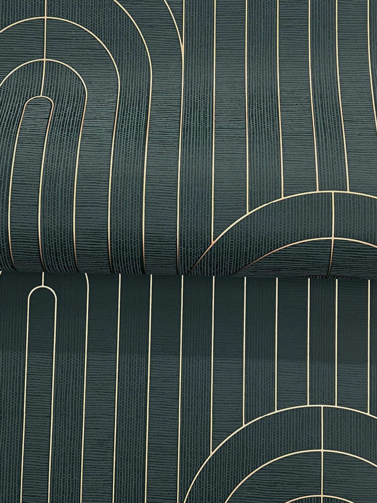 A-Street Prints Moderne Deco Declan Wallpaper Sample - Teal