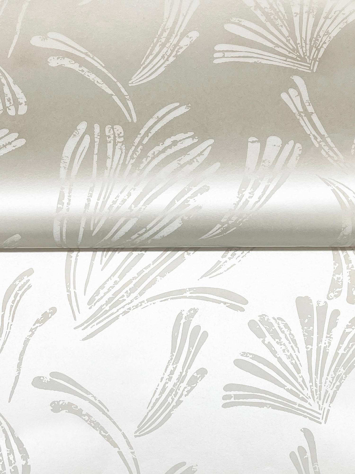 A-Street Prints Moderne Deco Ermine Wallpaper - Dove