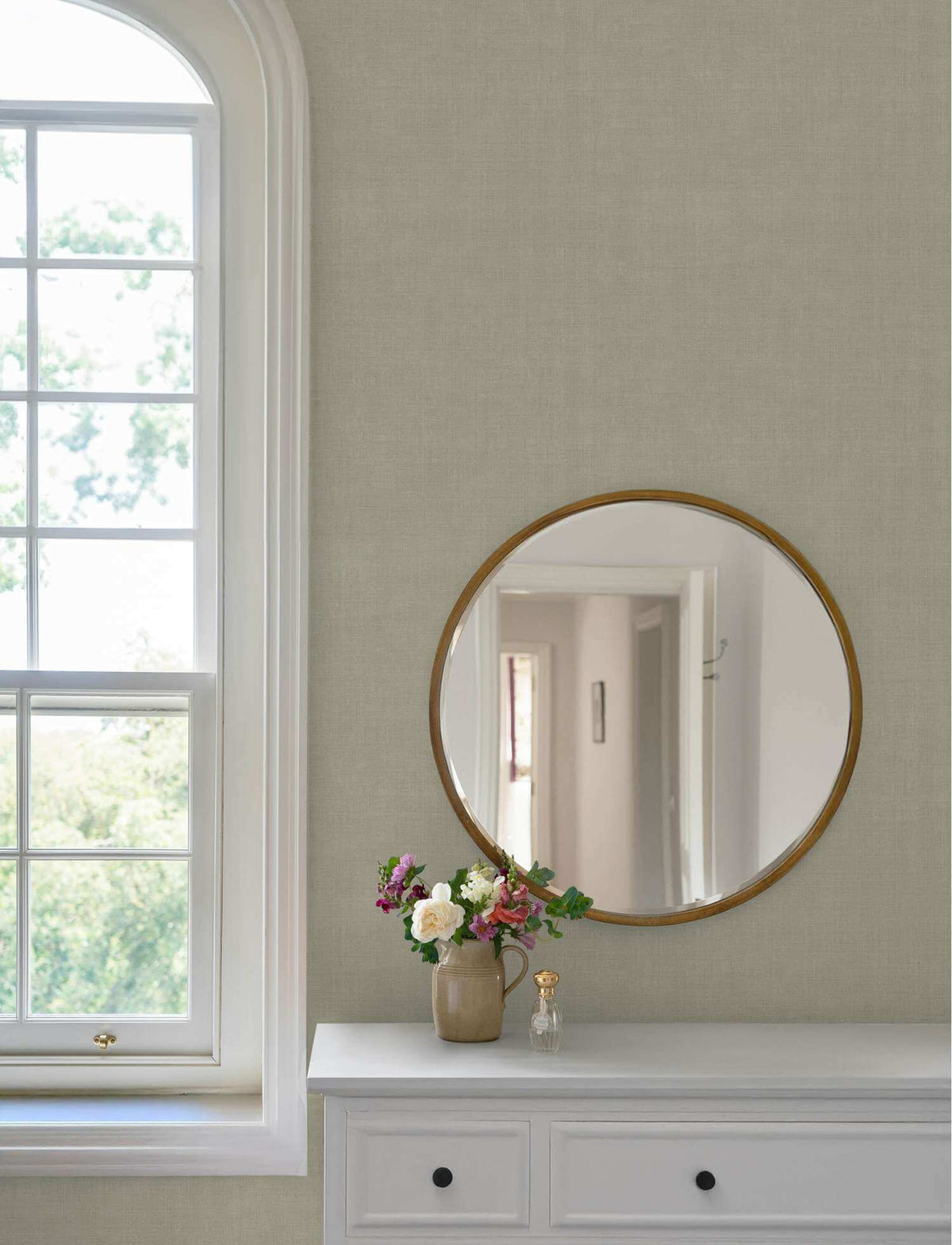 A-Street Prints Savanna Midolin Wallpaper - Khaki
