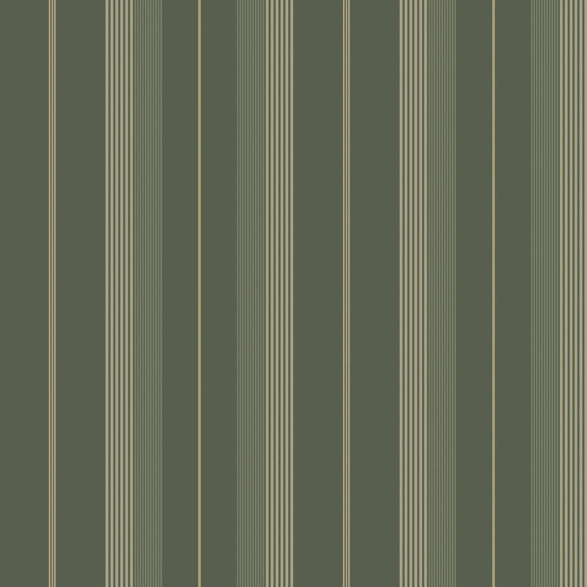 A-Street Prints Savanna Herrgard Stripe Wallpaper - Evergreen