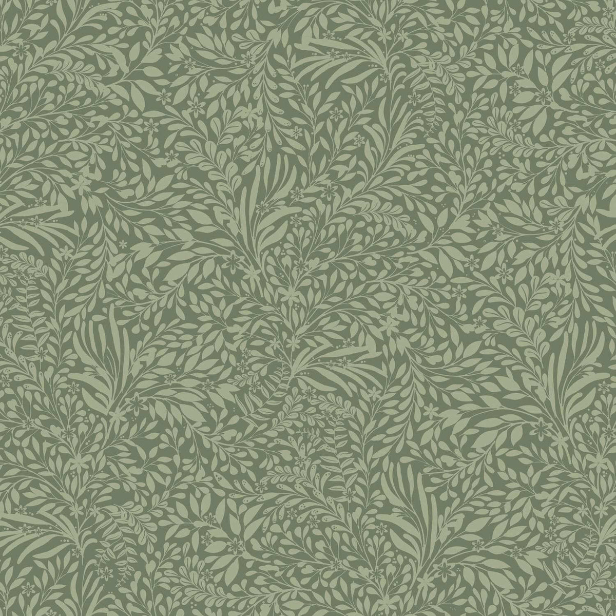 A-Street Prints Savanna Kristina Botanical Wallpaper Sample - Evergreen