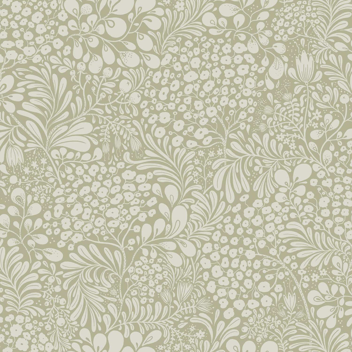 A-Street Prints Savanna Siv Botanical Wallpaper - Sage
