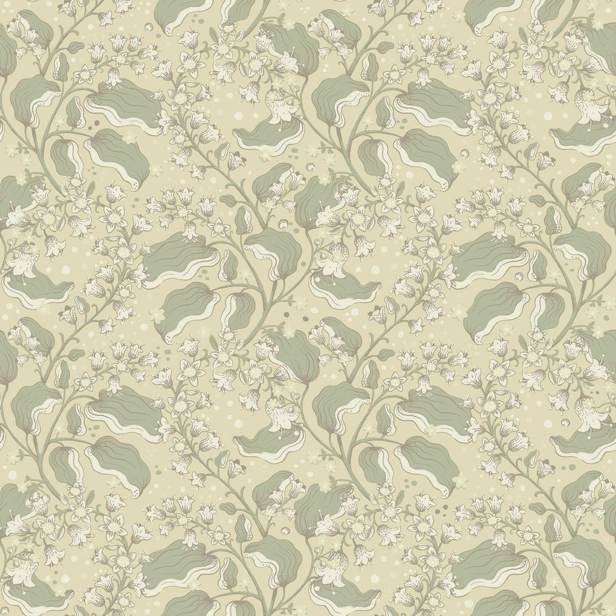 A-Street Prints Savanna Syren Floral Wallpaper - Light Green