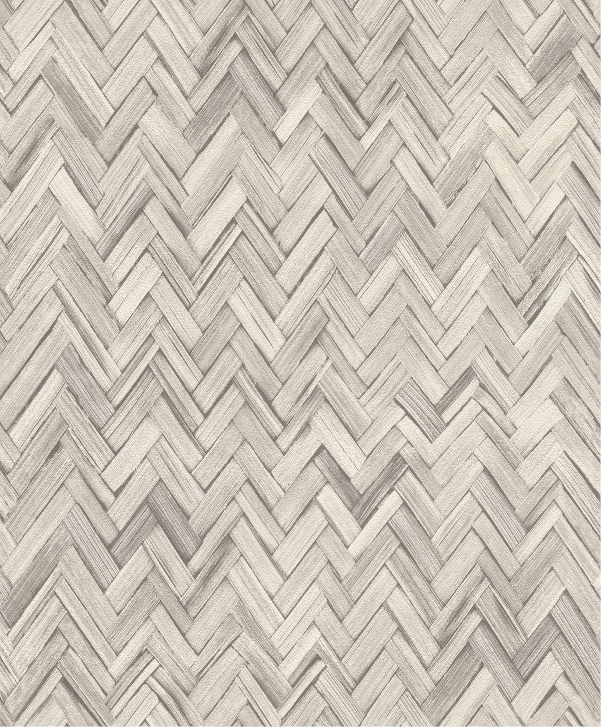 A-Street Prints Springhill Ellery Herringbone Wallpaper - Light Grey