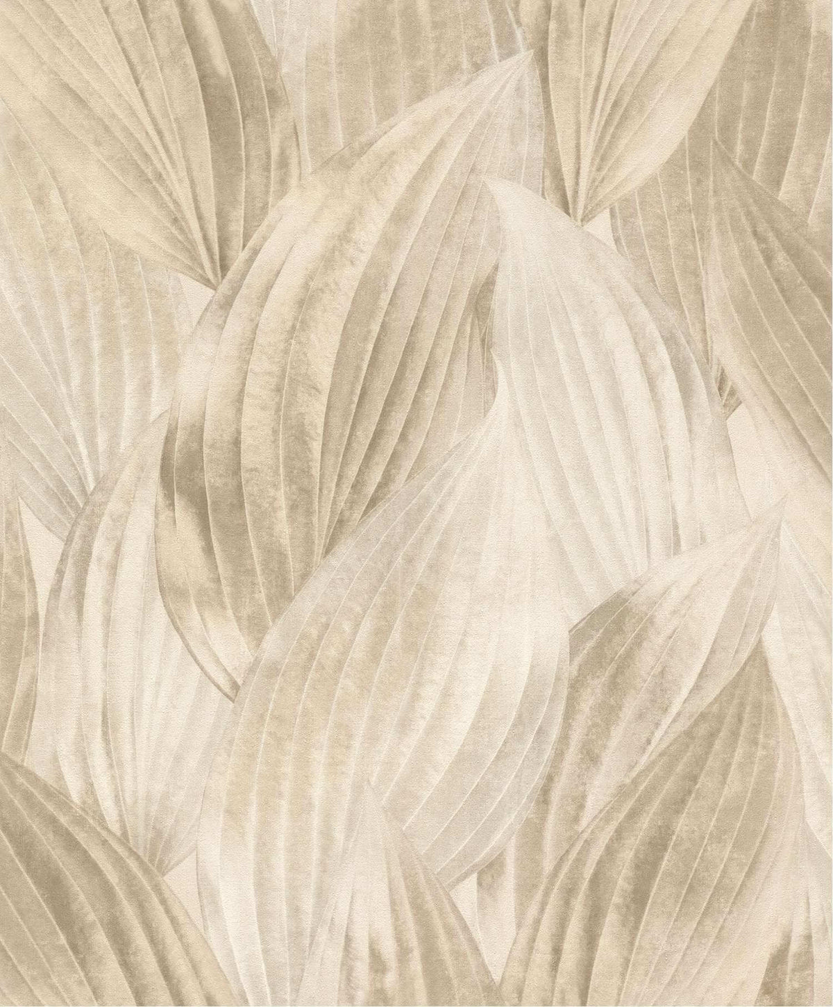 A-Street Prints Springhill Melora Leaf Wallpaper Sample - Beige
