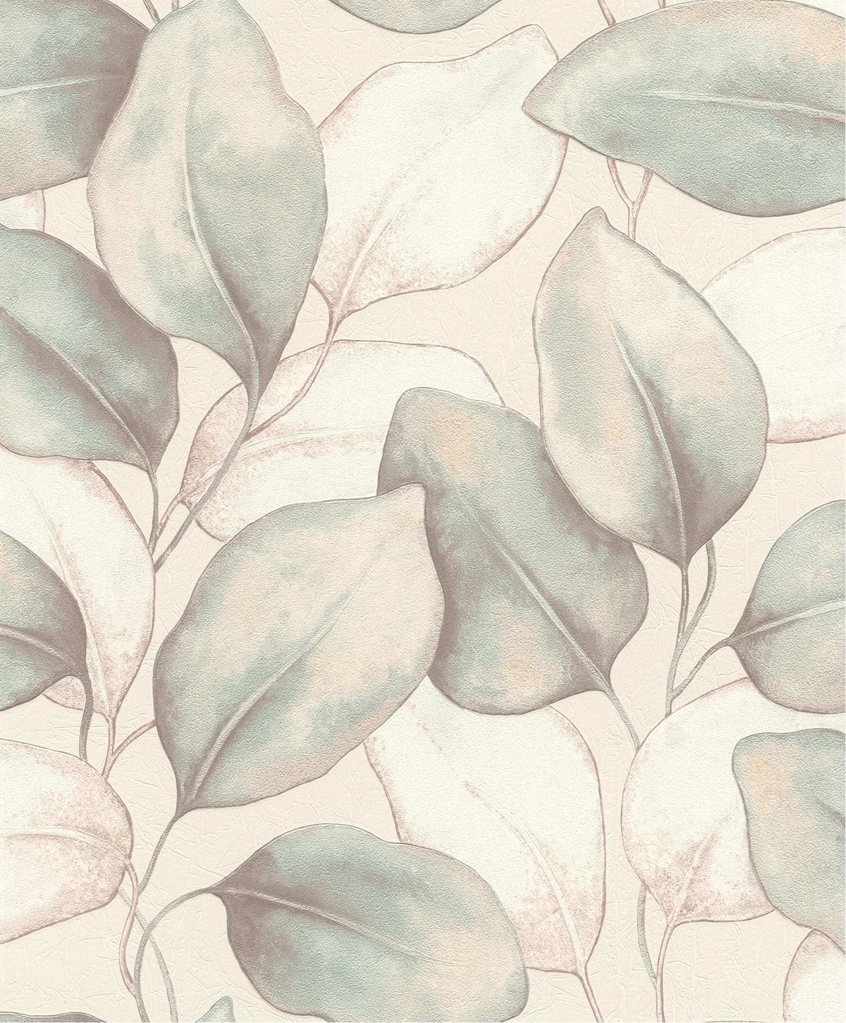 A-Street Prints Springhill Evanthe Vine Wallpaper - Aqua