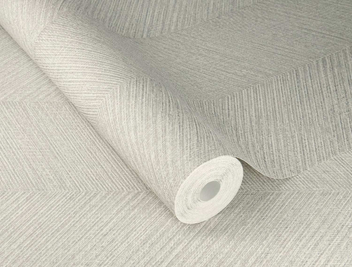 A-Street Prints Springhill Chevron Wallpaper - Grey