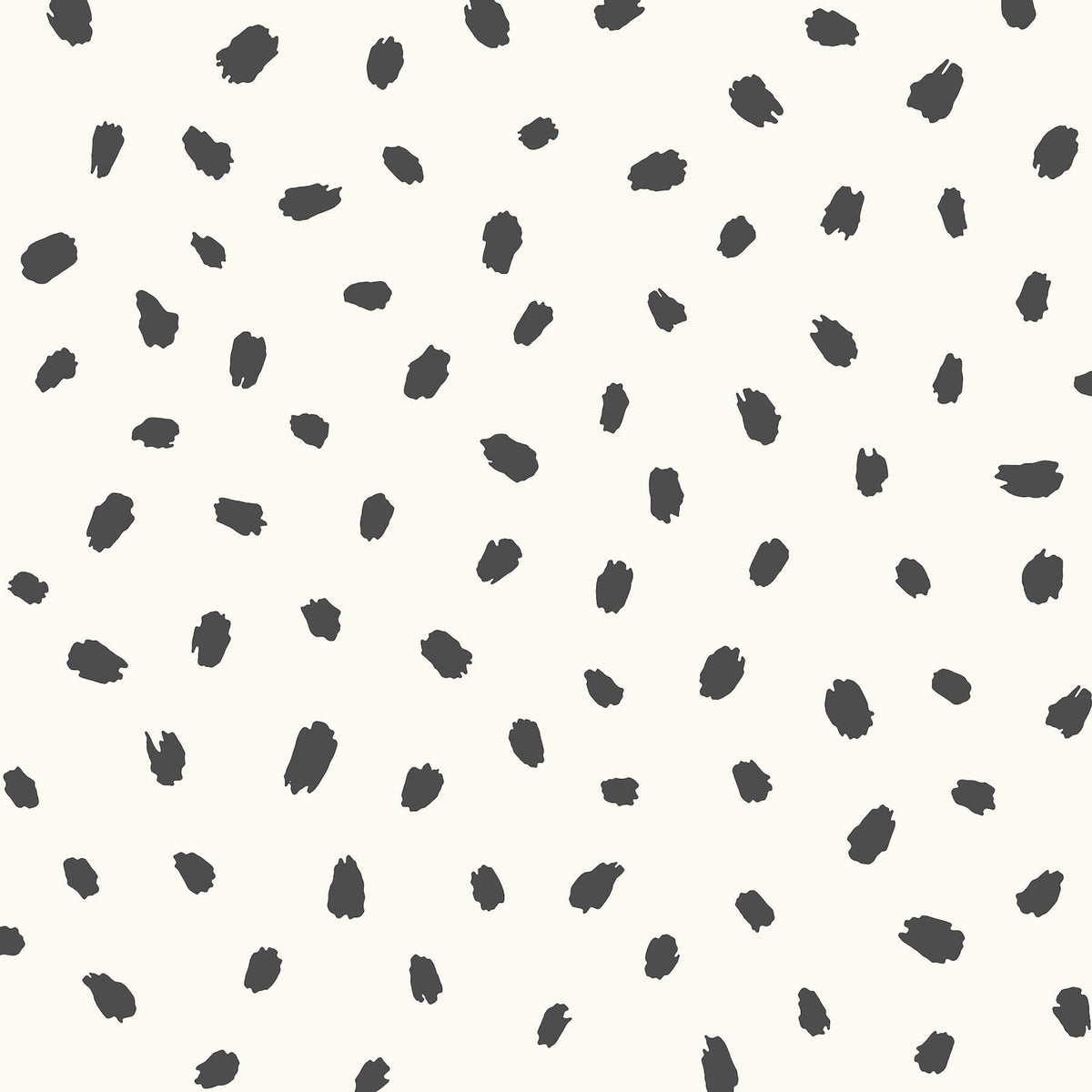 Advantage World of Imagination Polka Dot Wallpaper Sample - Black