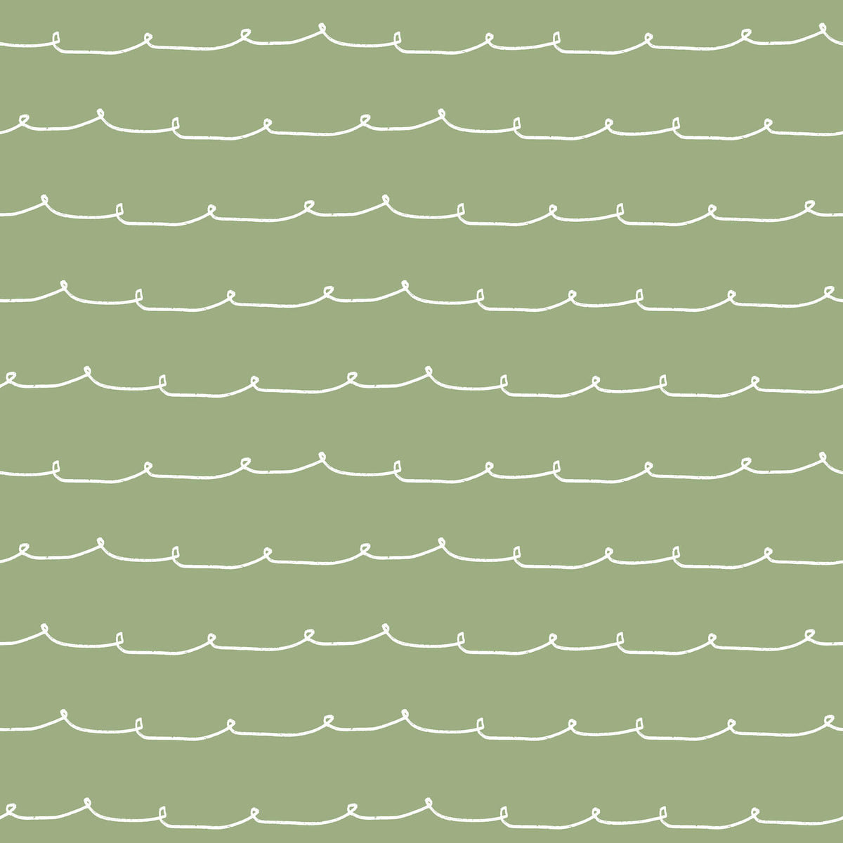 Advantage World of Imagination Wiggle Line Wallpaper Sample - Green