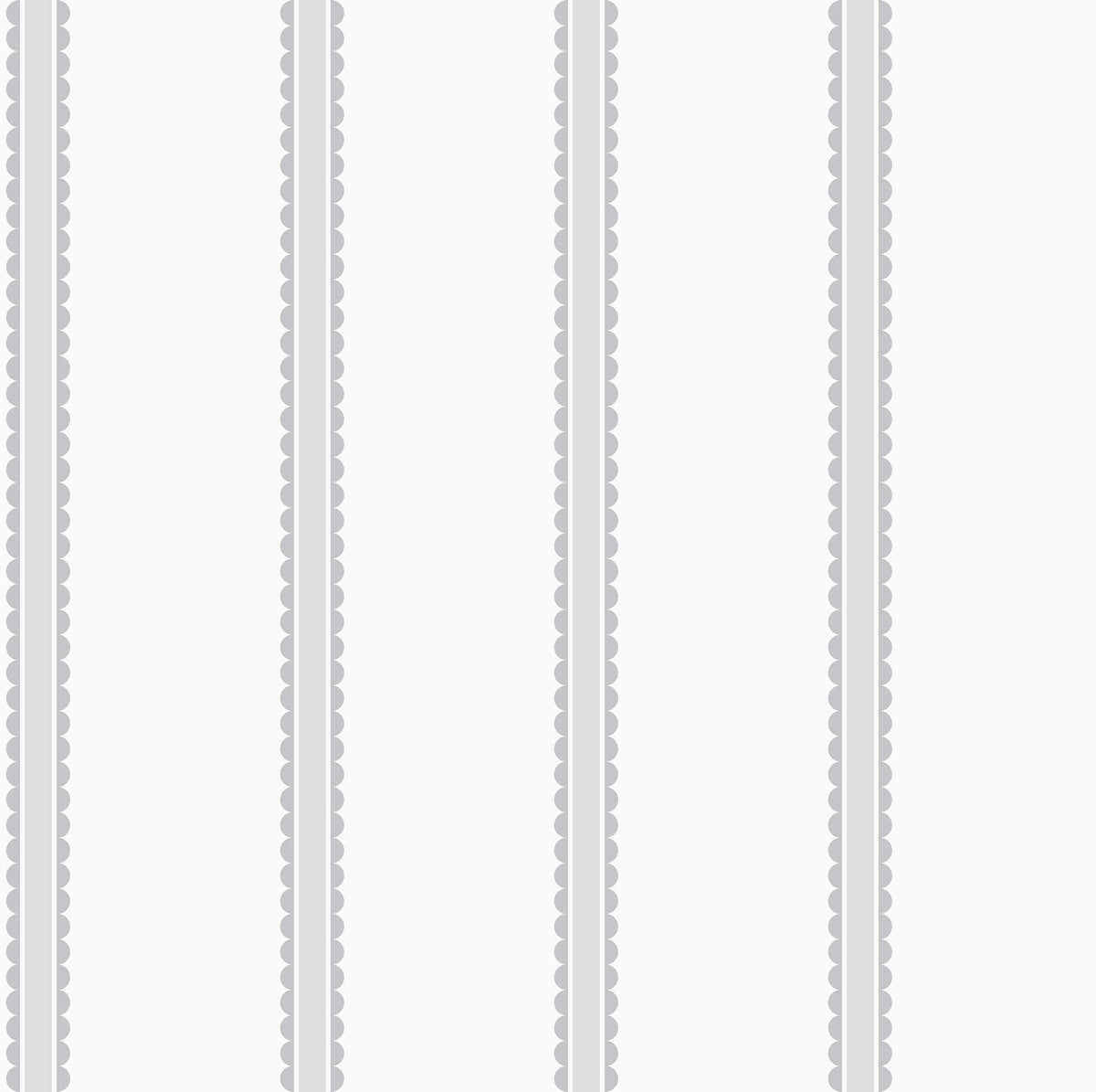 Advantage World of Imagination Bobbin Stripe Wallpaper - Grey