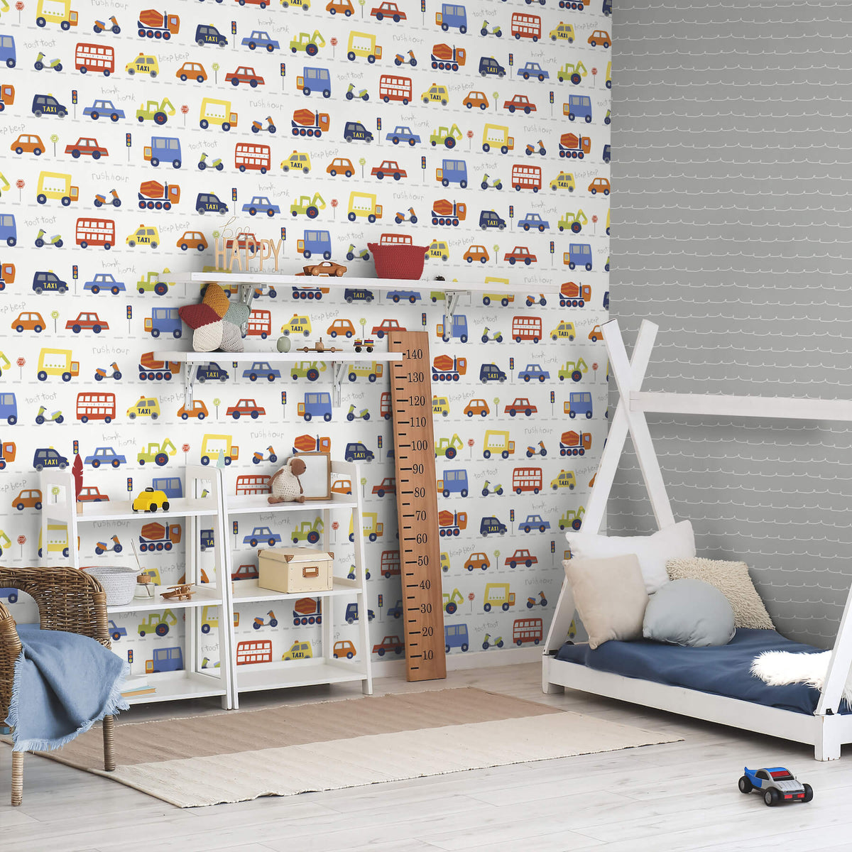 Advantage World of Imagination Road Traffic Wallpaper Sample